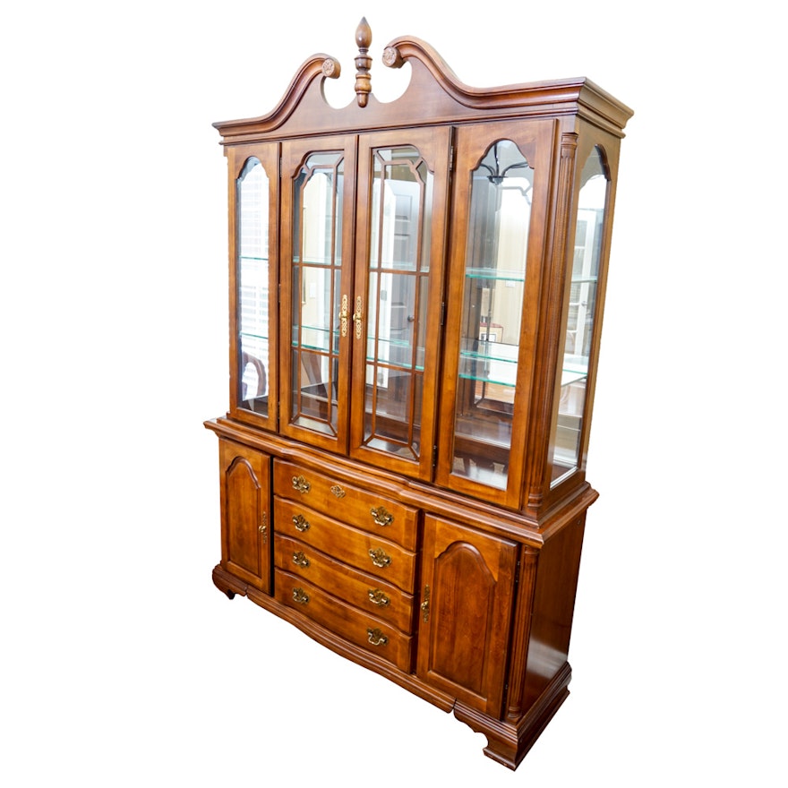 Colonial Style China Cabinet by American Drew