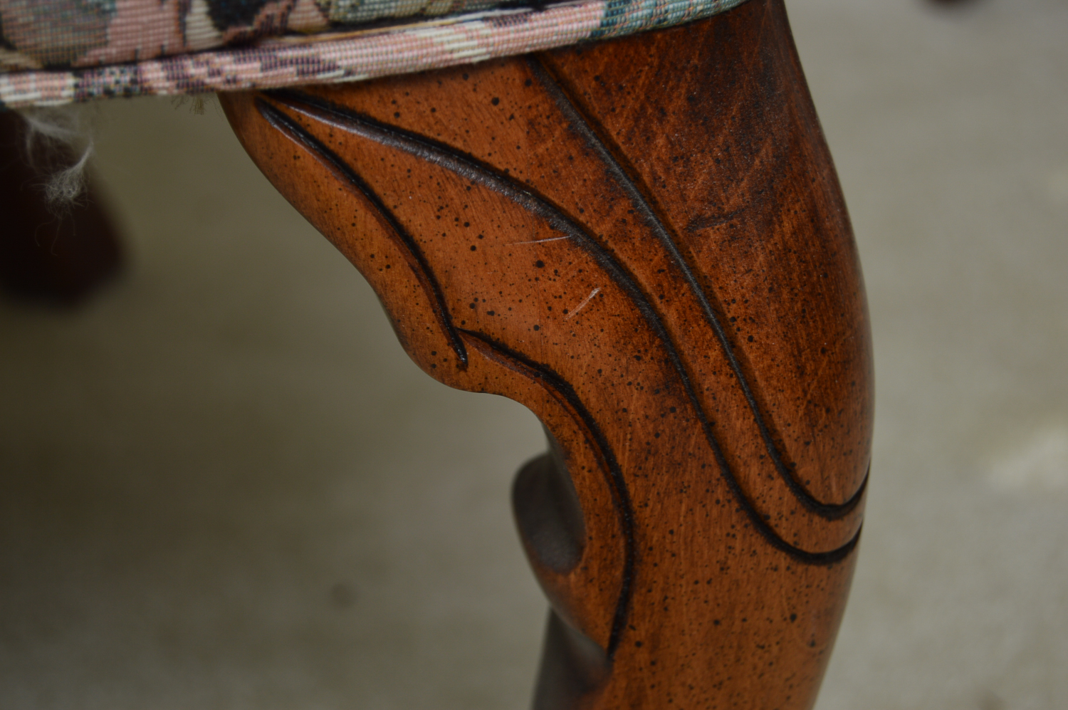 Pair of Queen Anne Style Wingback Chairs