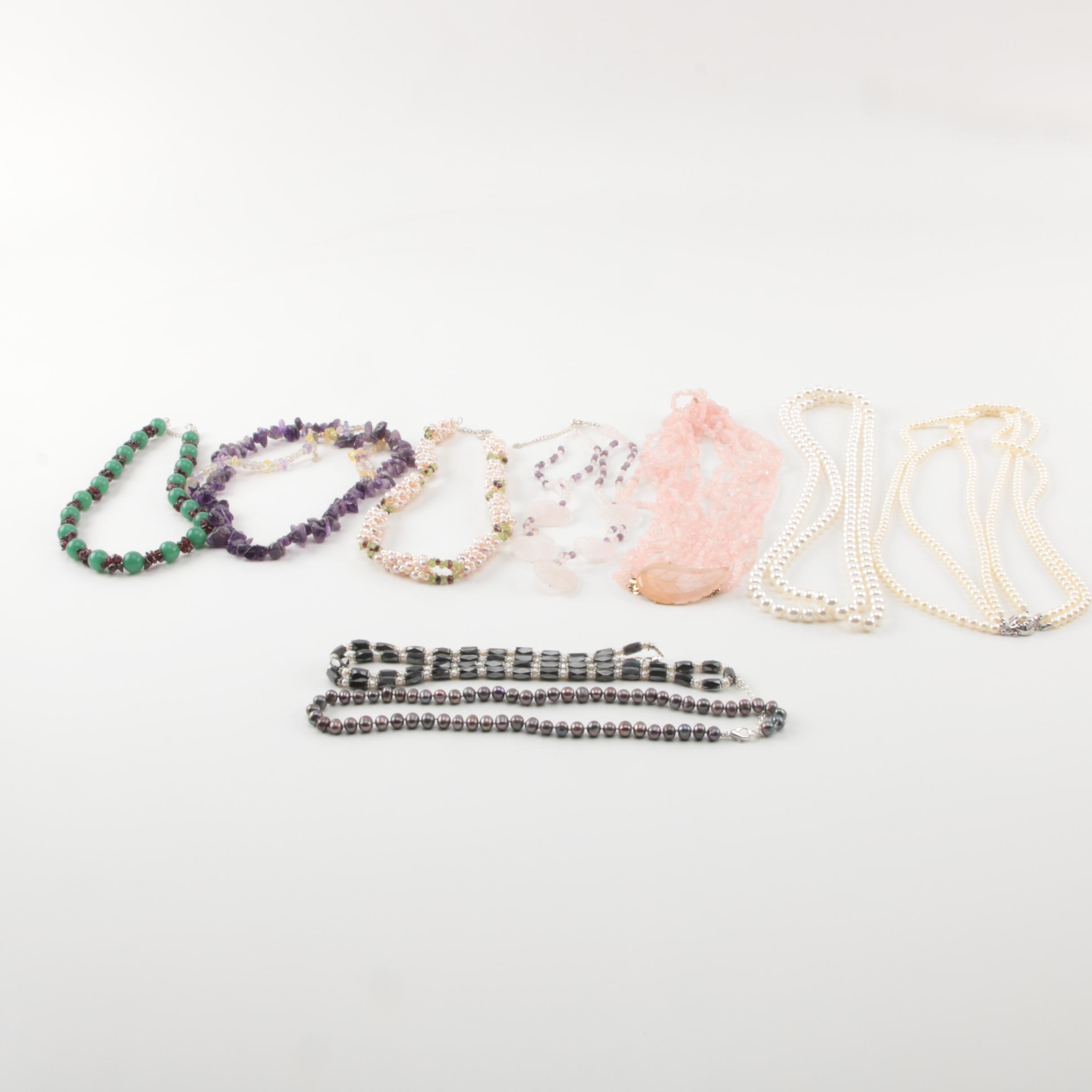 Costume Gemstone Necklaces