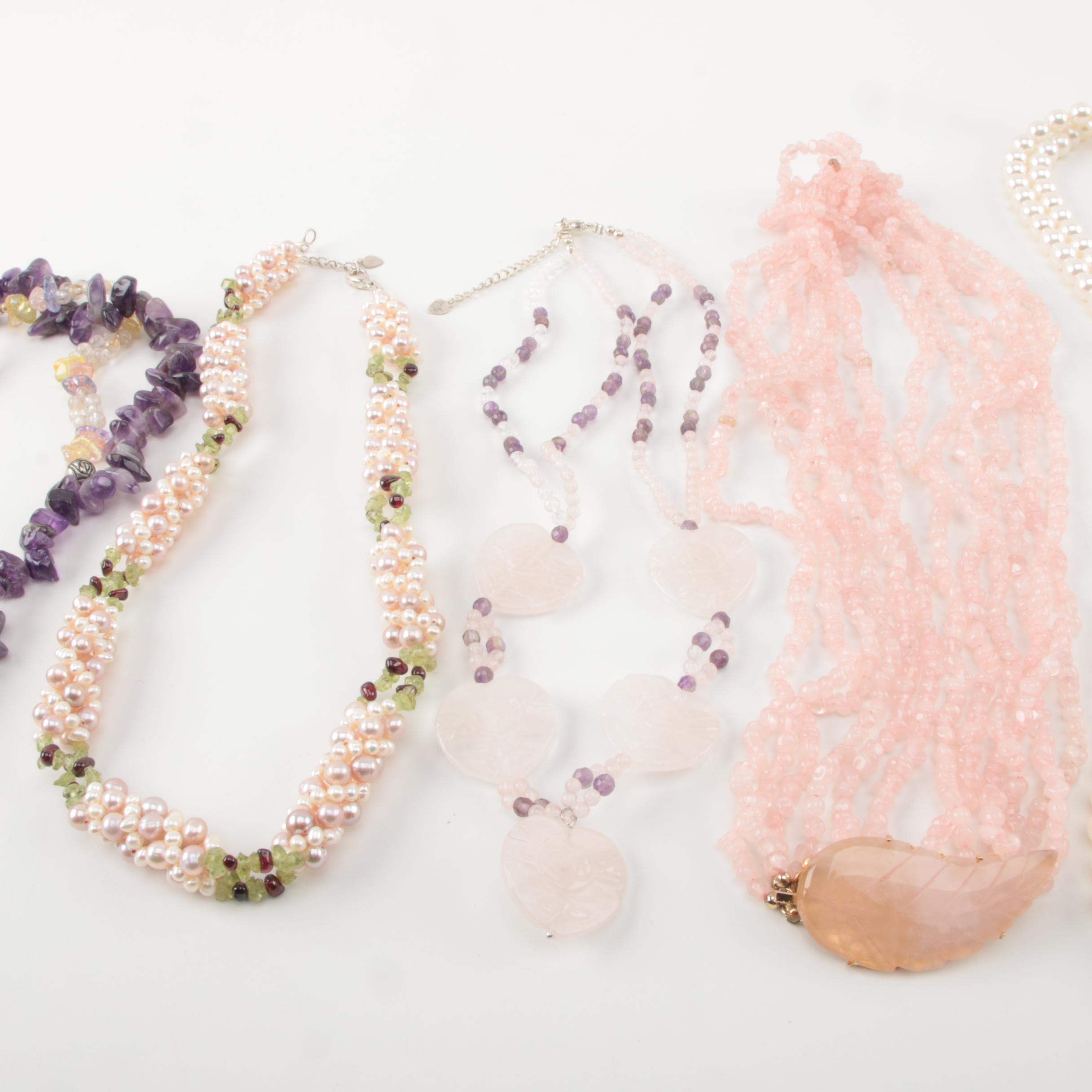Costume Gemstone Necklaces