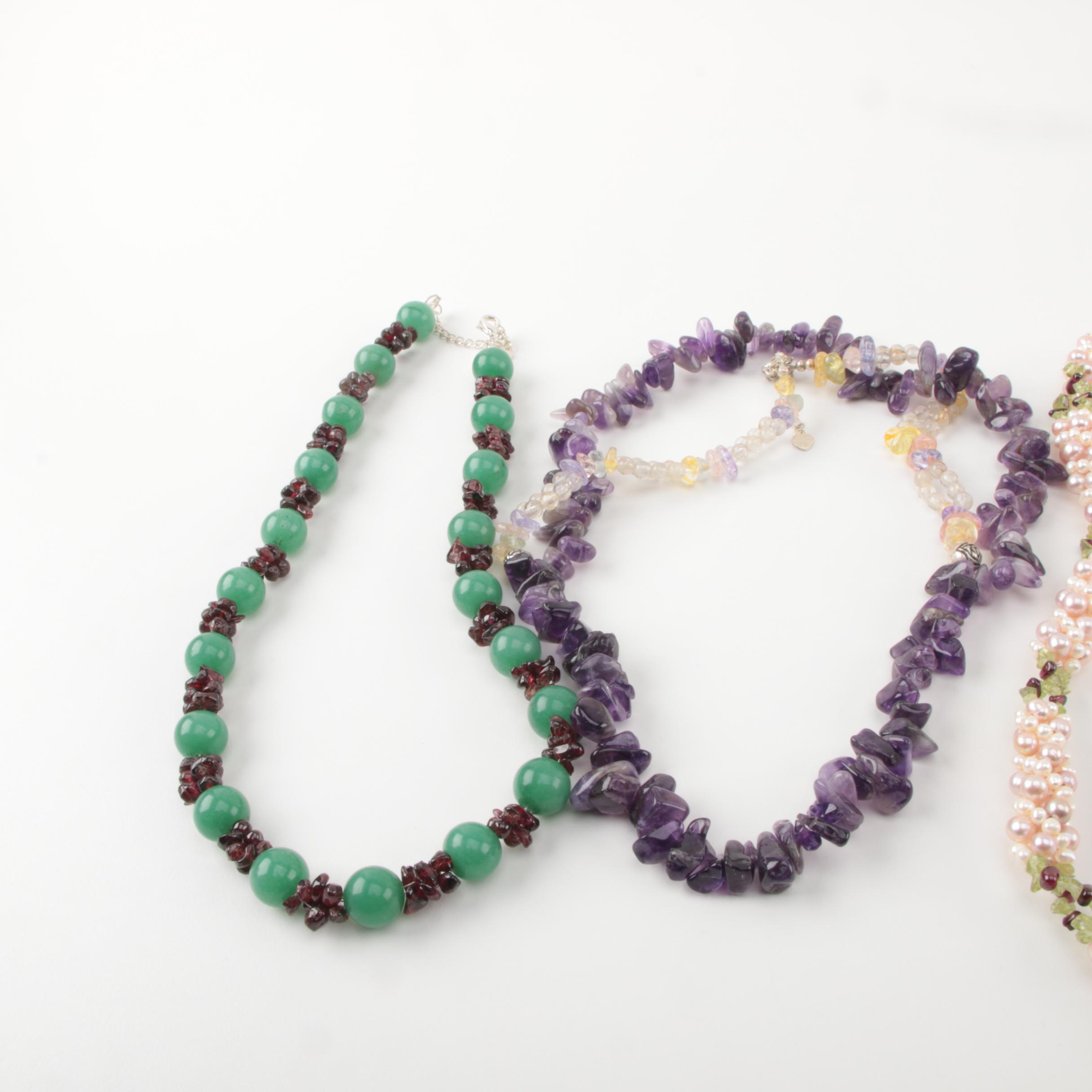 Costume Gemstone Necklaces