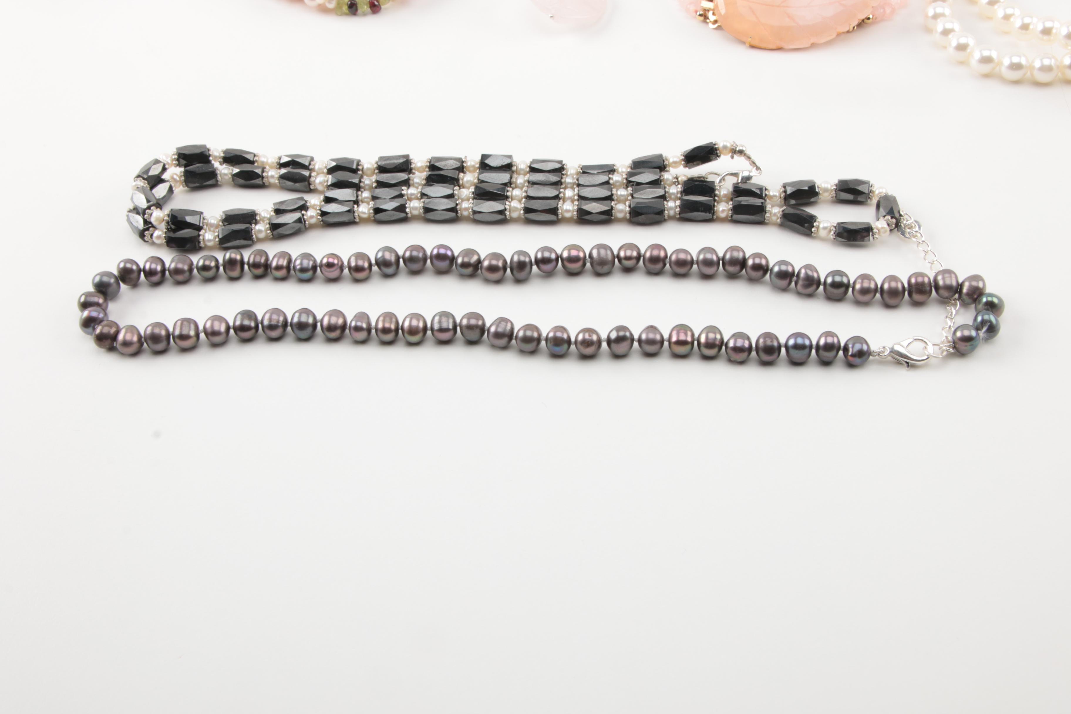 Costume Gemstone Necklaces