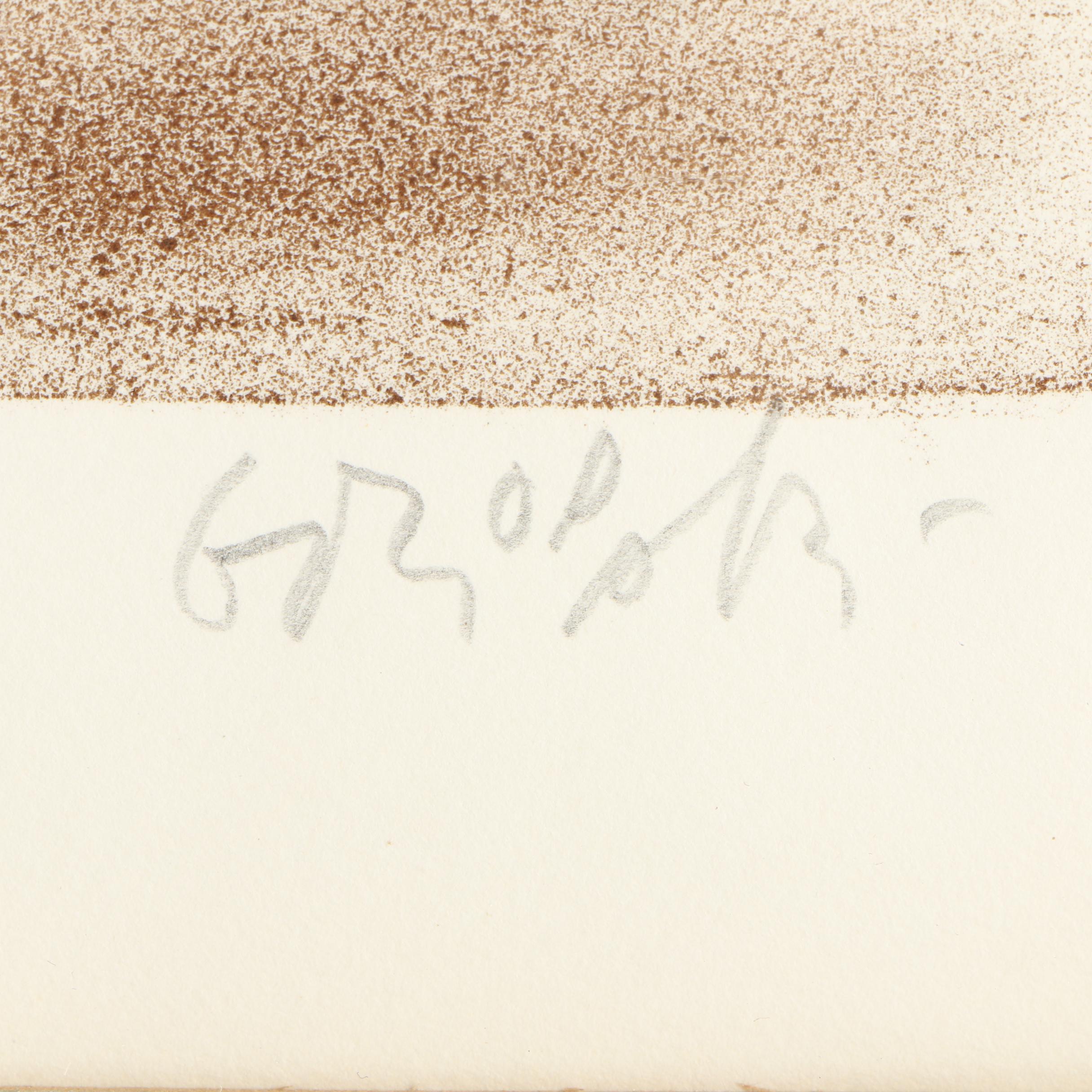 William Gropper Lithograph "Yes or No?"