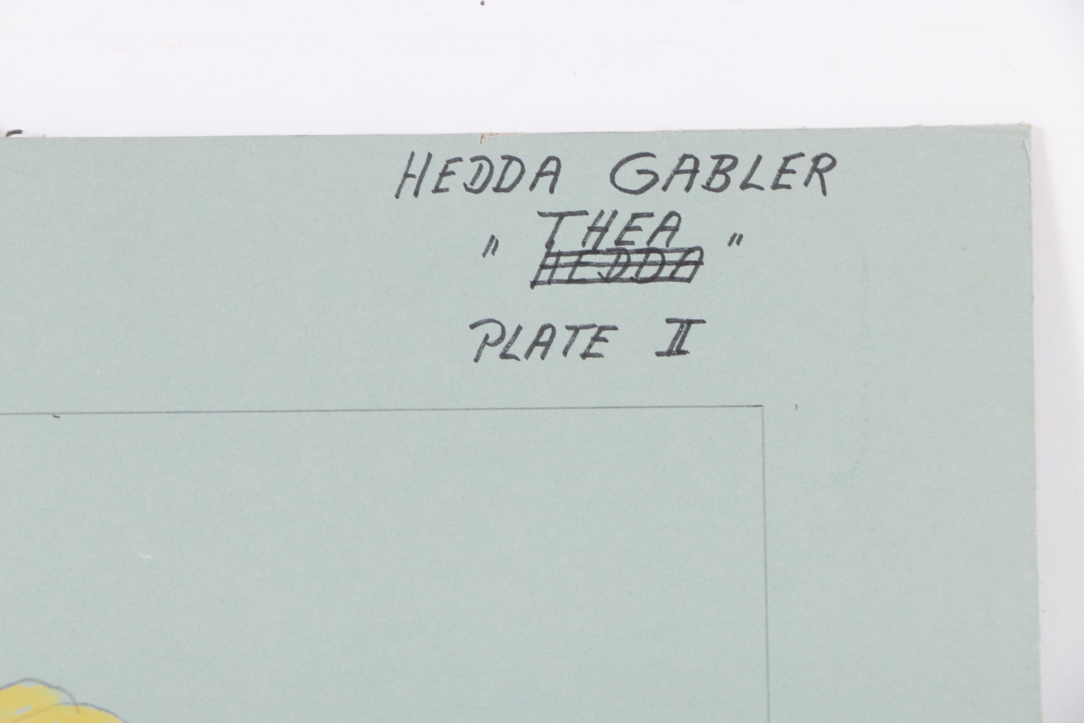 H. Trautmann Gouache Paintings of Costume Designs