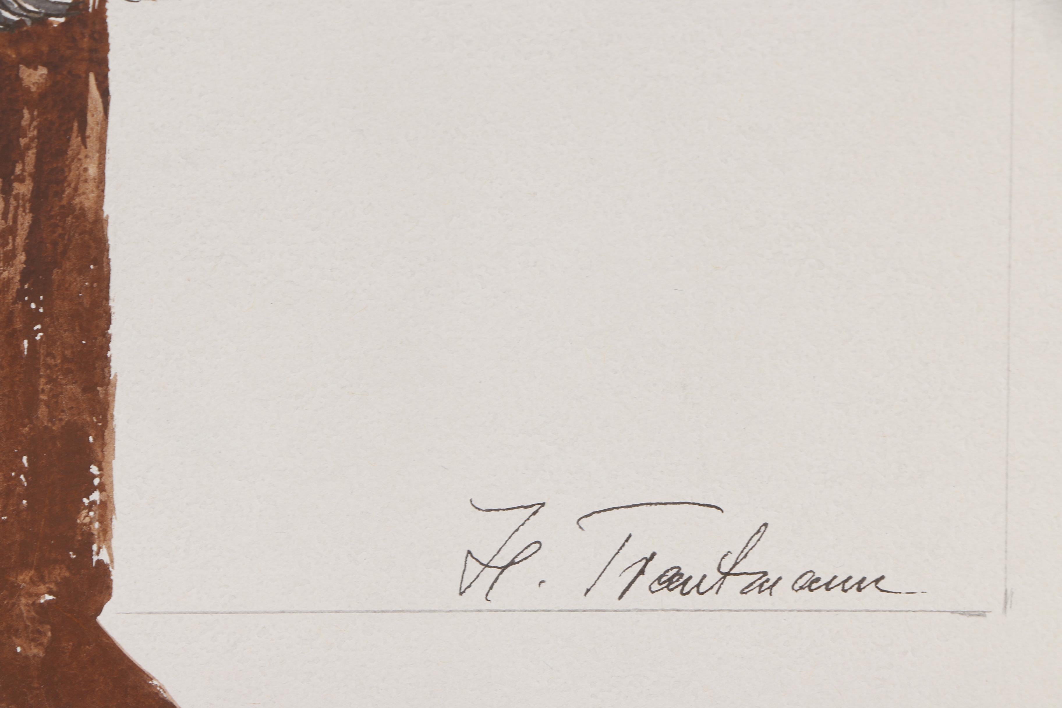 H. Trautmann Gouache Paintings of Costume Designs