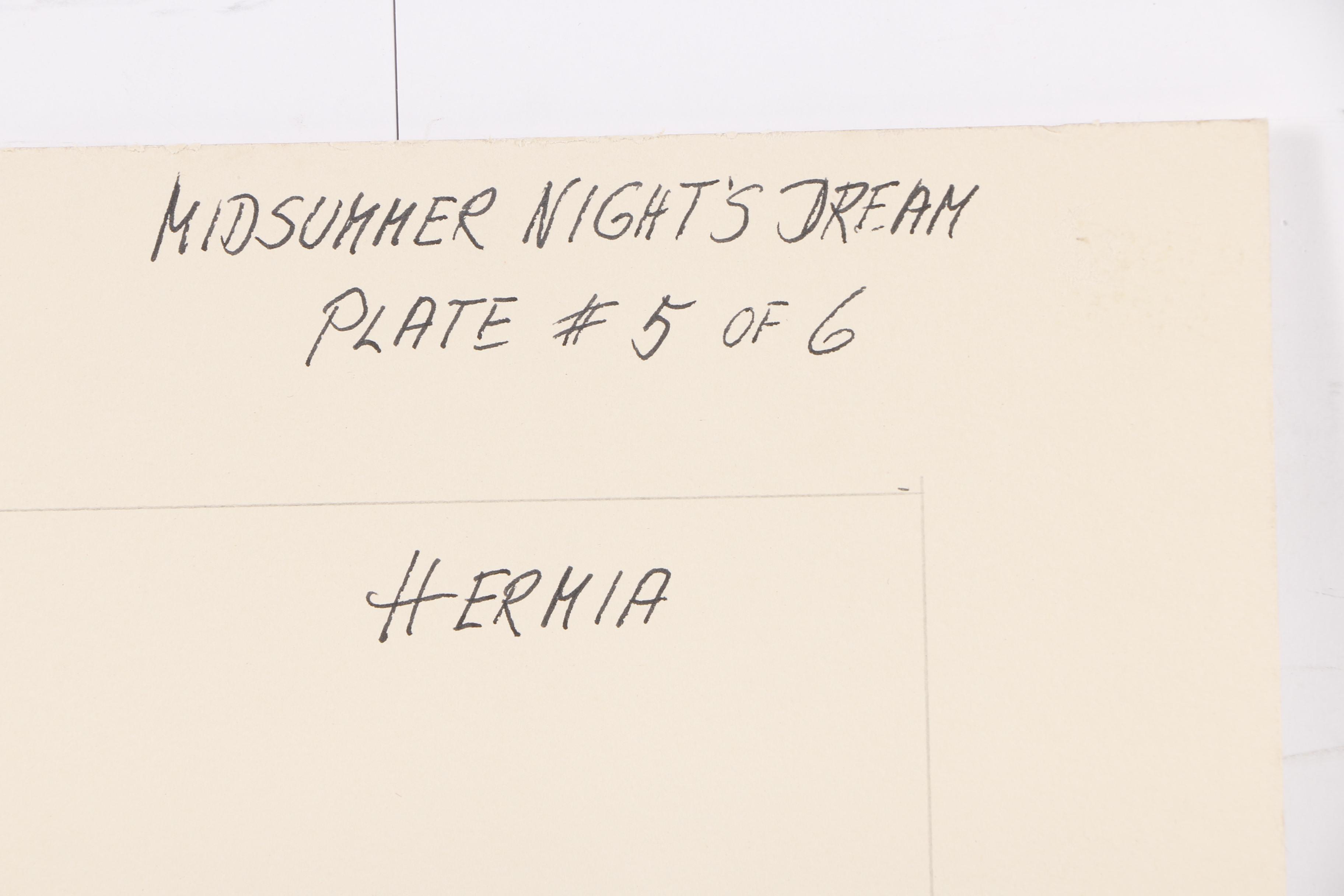 H. Trautmann Gouache Paintings of Costume Designs