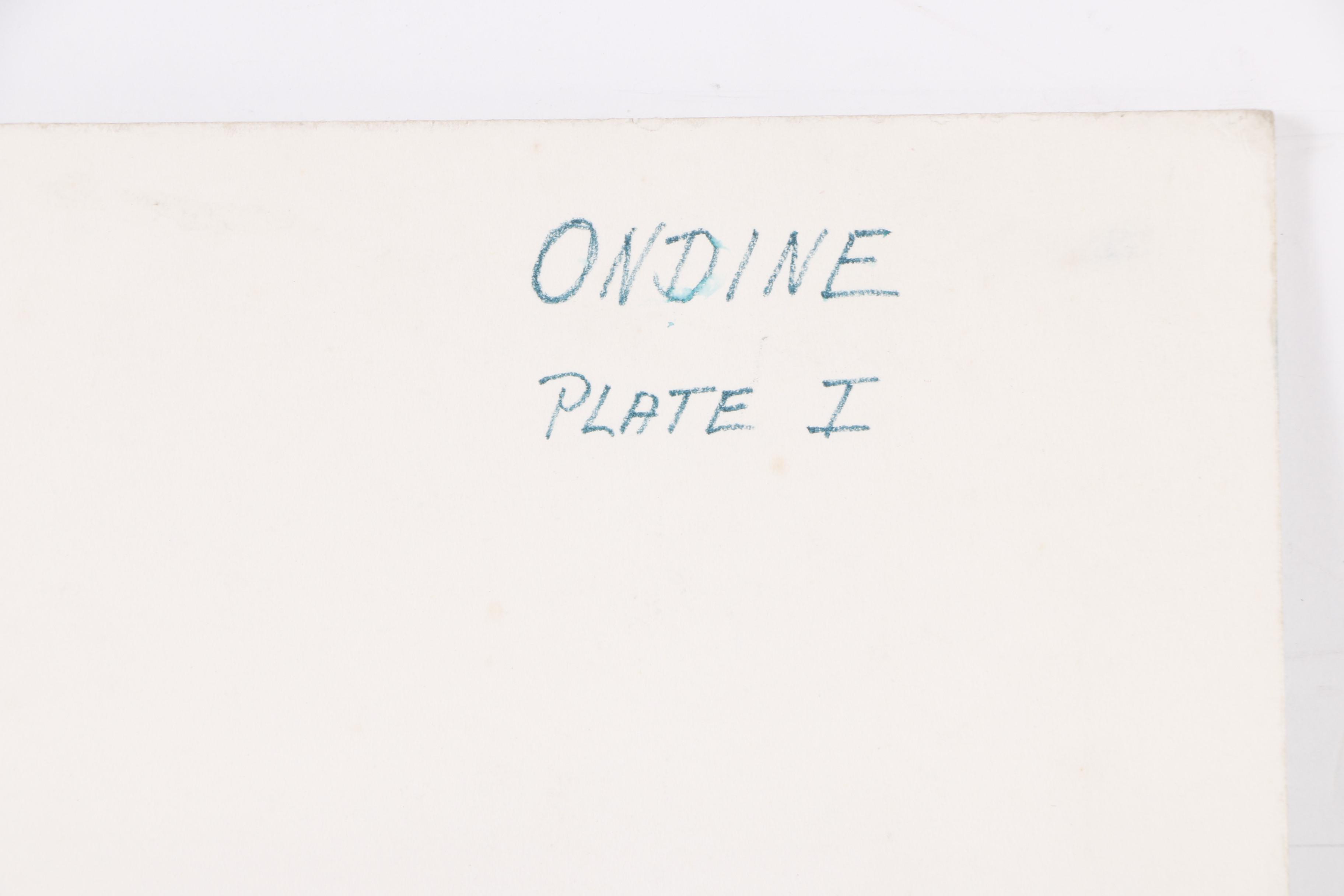 H. Trautmann Gouache Paintings of Costume Designs