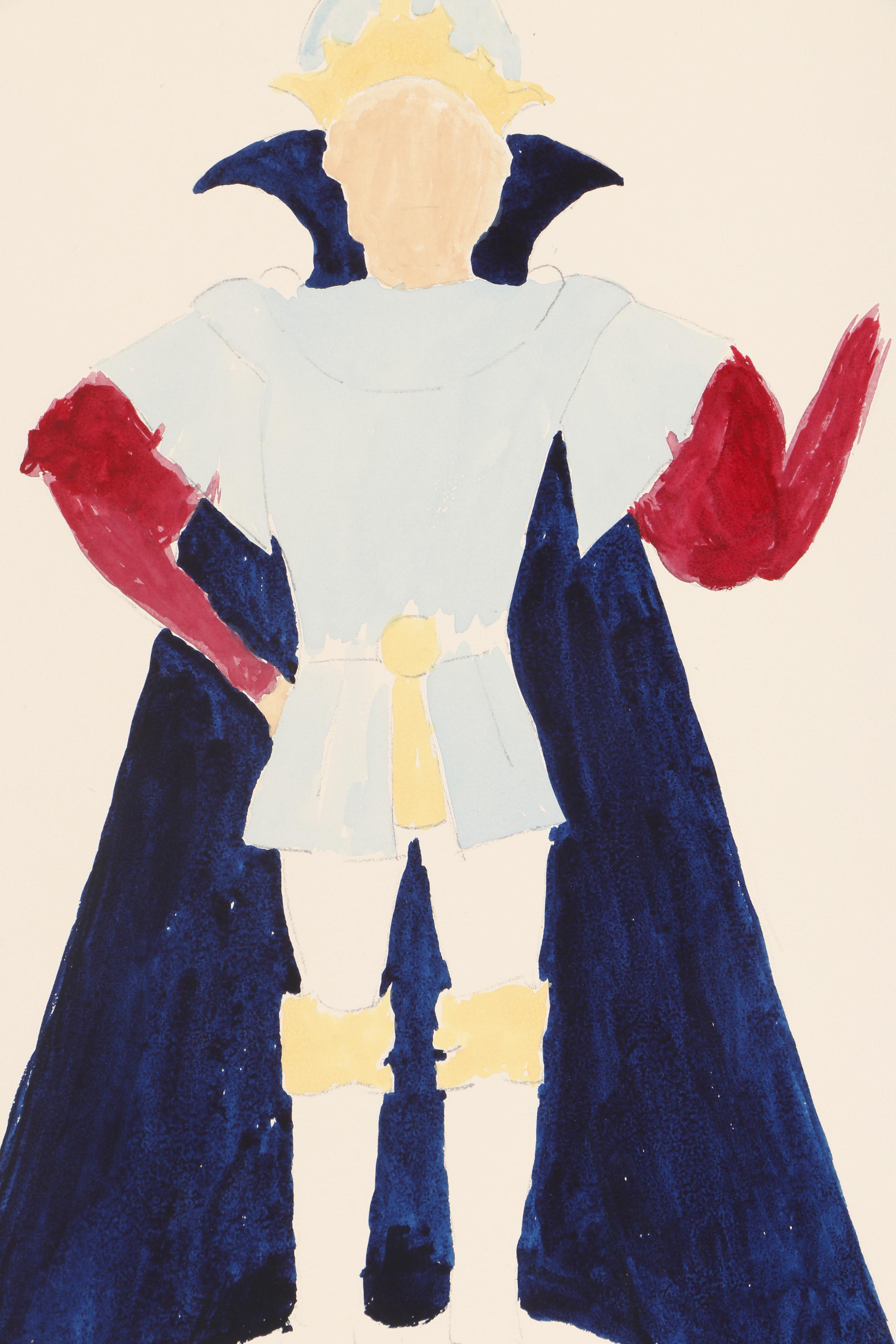 H. Trautmann Gouache Paintings of Costume Designs