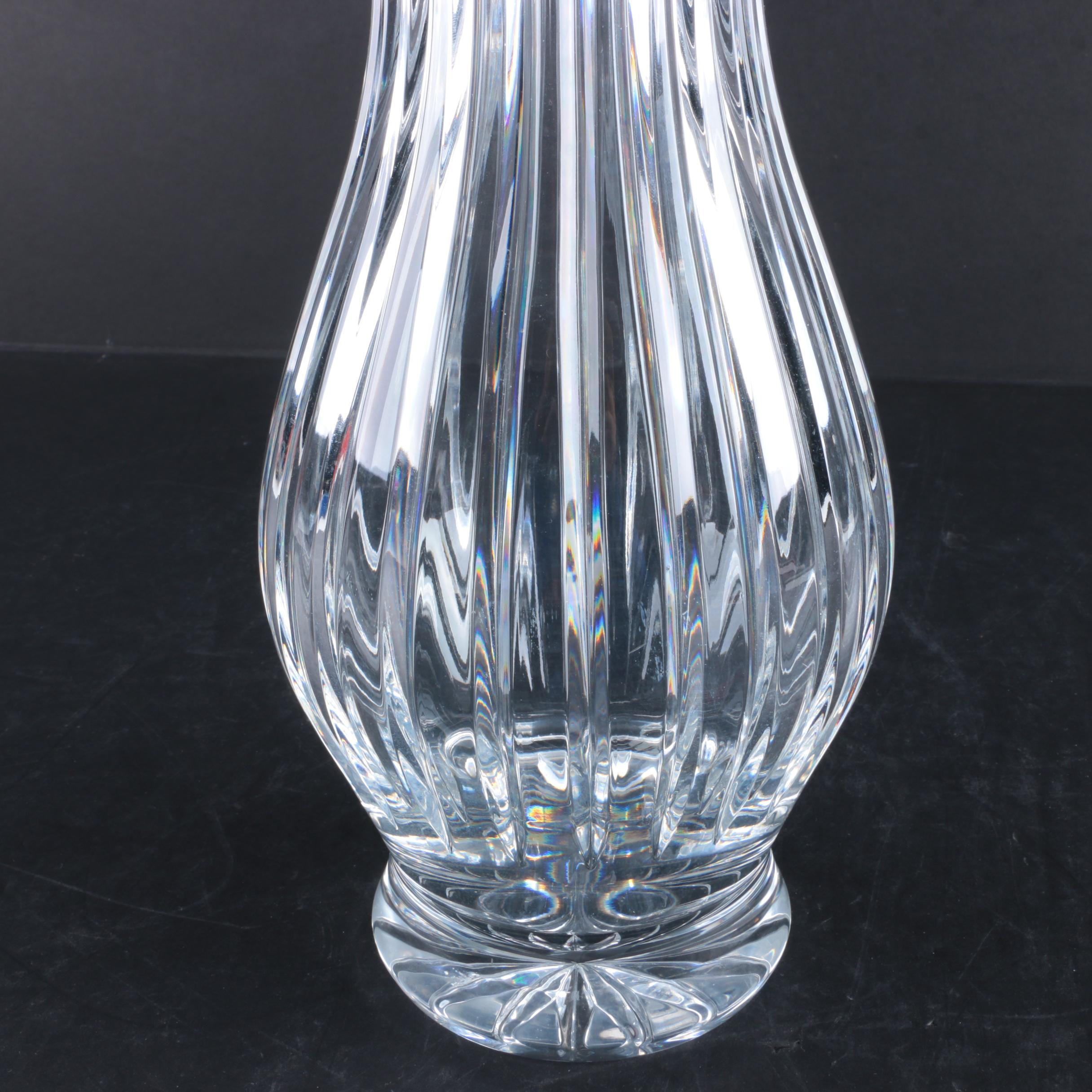 Tapered Crystal Vase