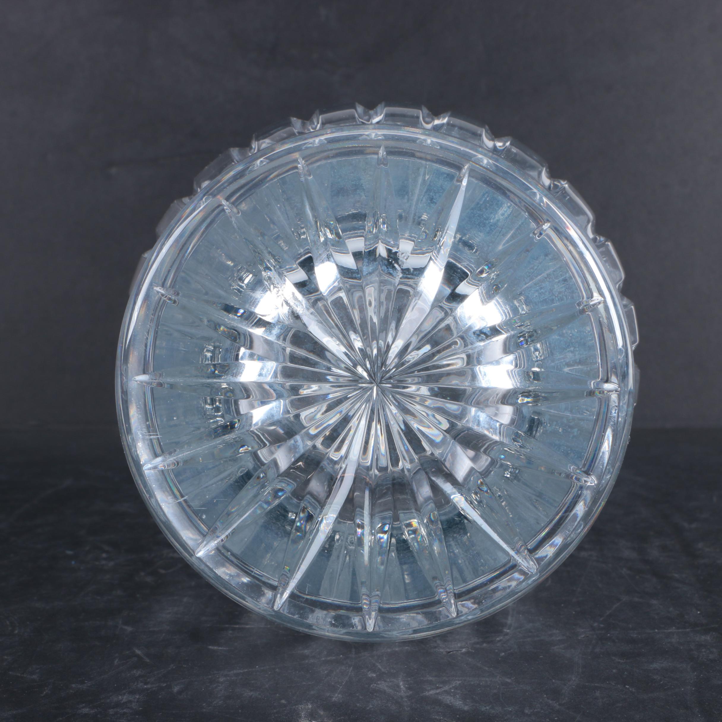 Tapered Crystal Vase