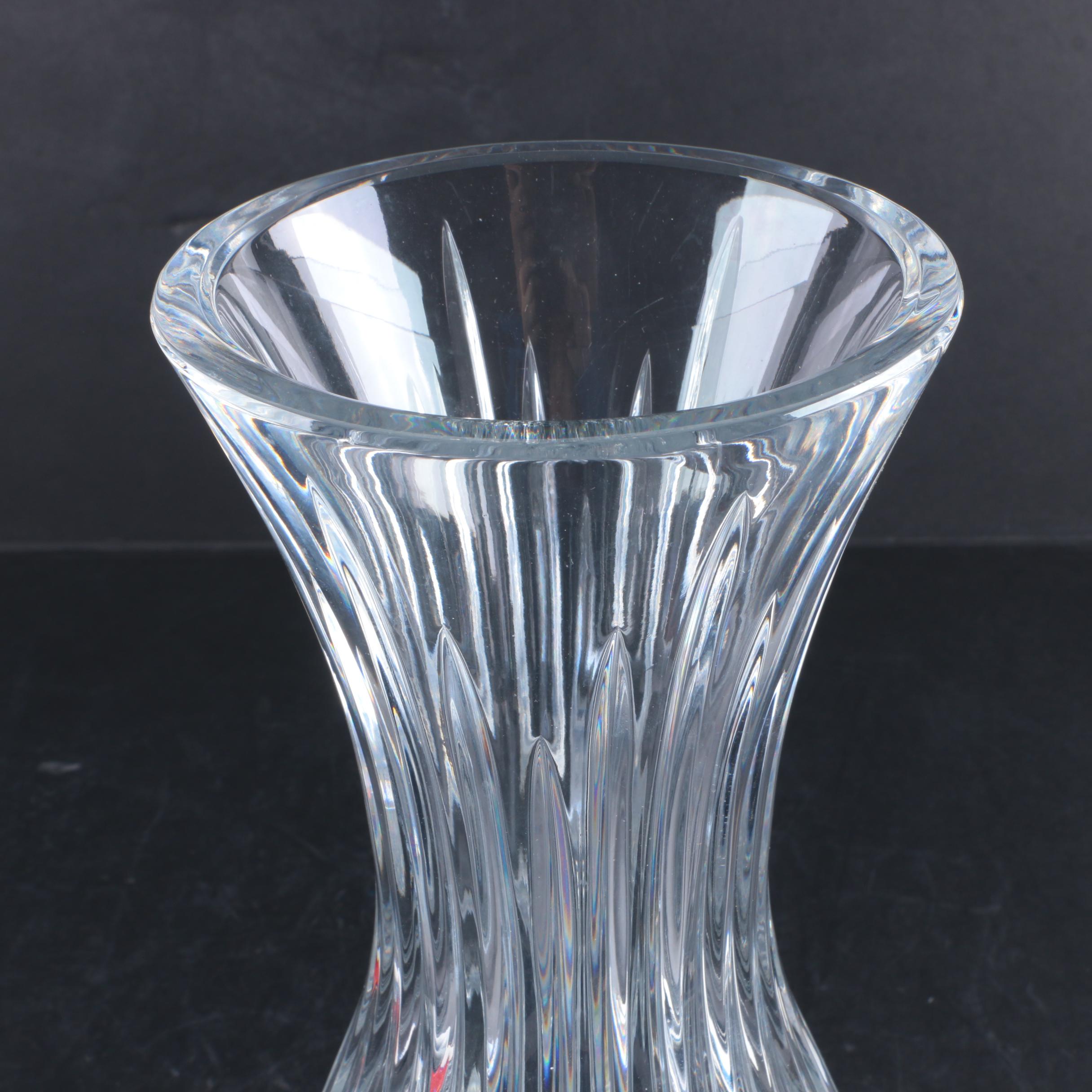 Tapered Crystal Vase