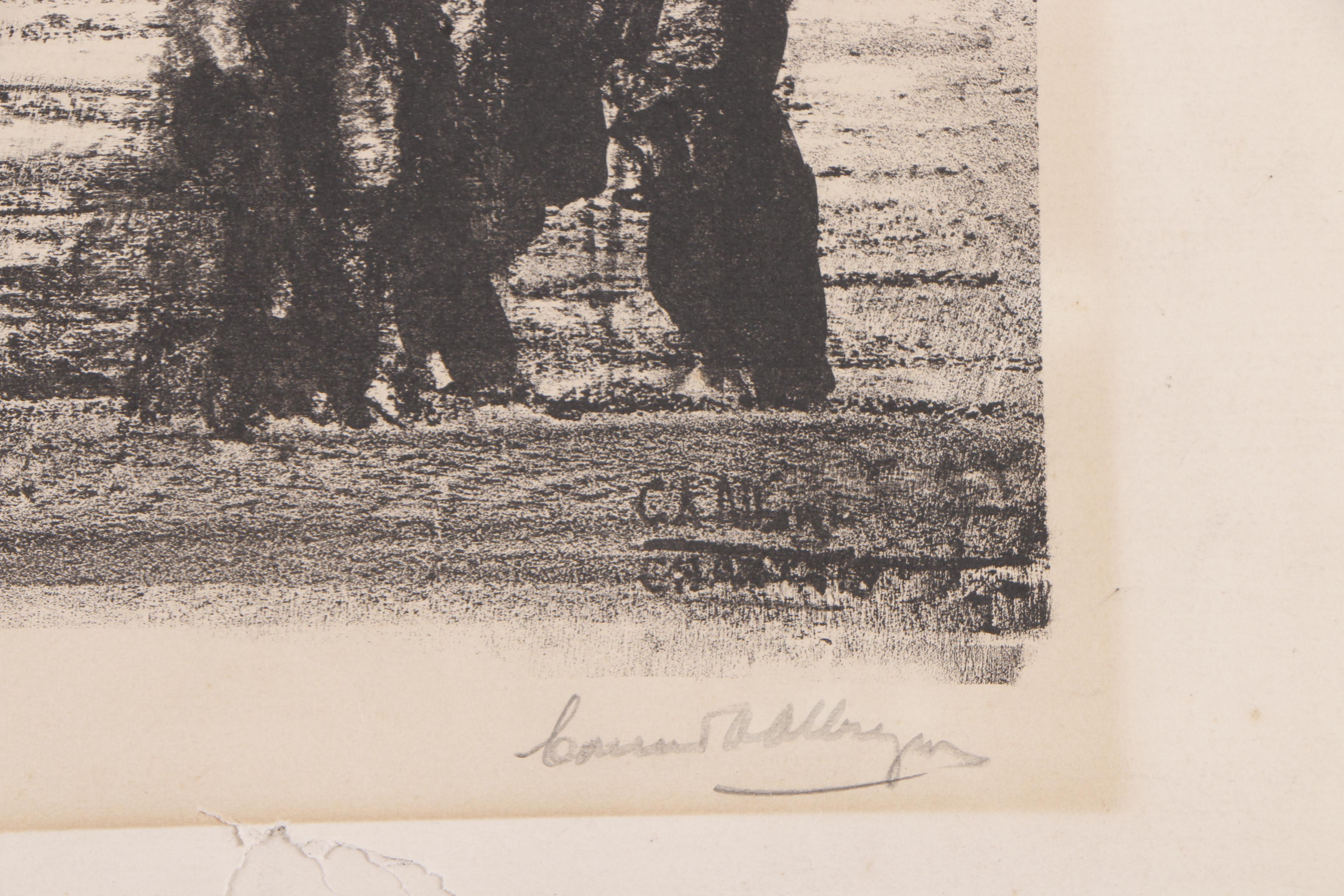 Lithographs on Paper Featuring "Chartres Cathedral"