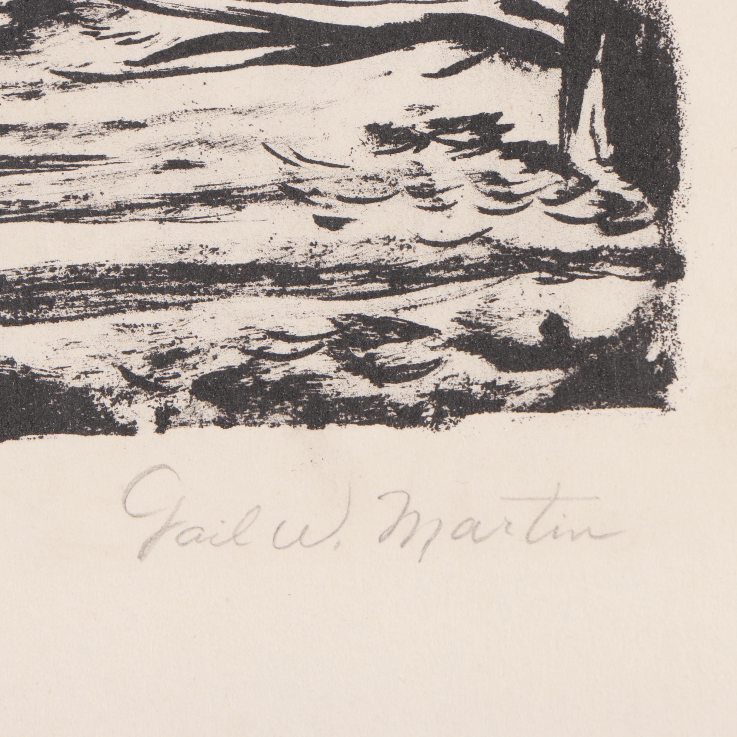 Lithographs on Paper Featuring "Chartres Cathedral"