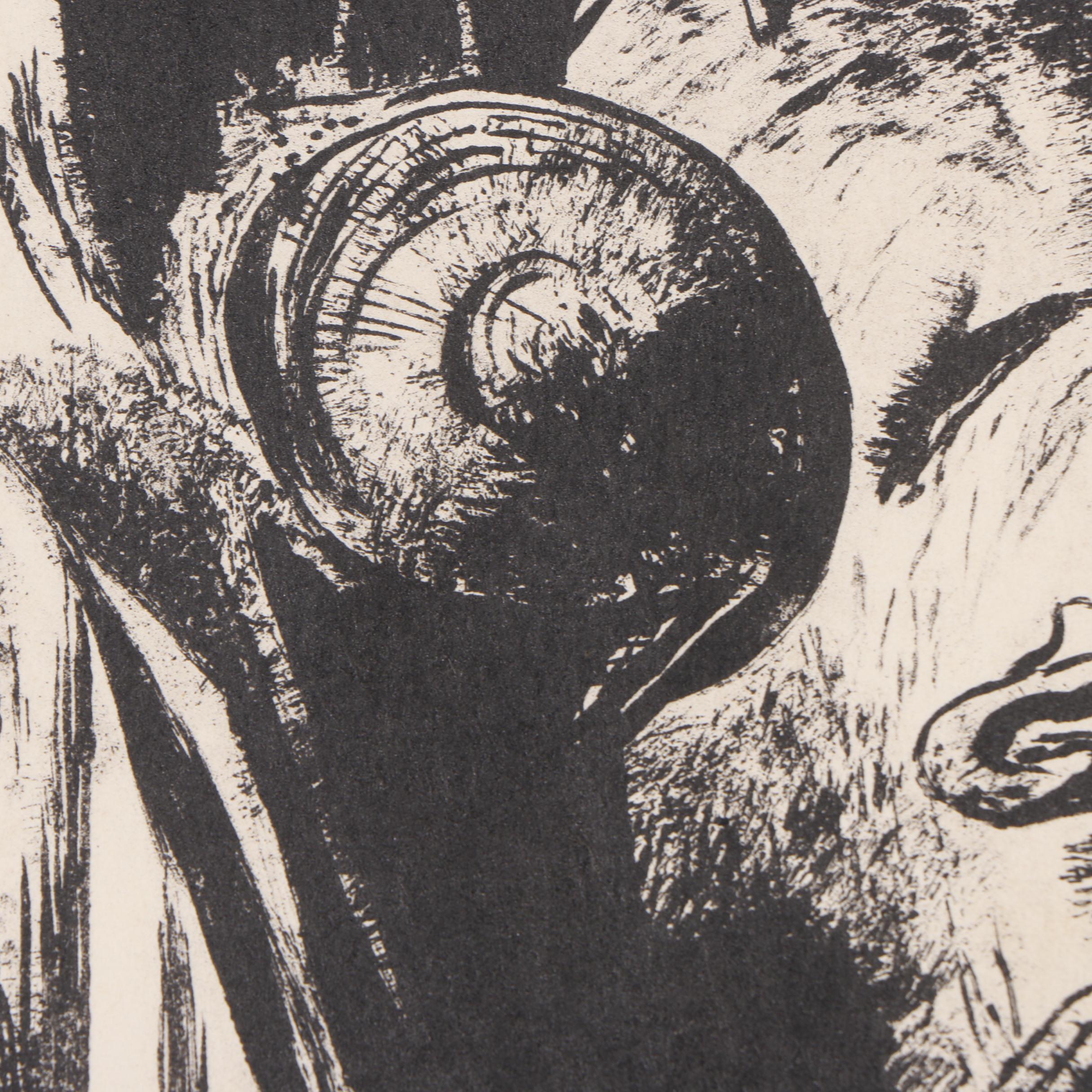 Lithographs on Paper Featuring "Chartres Cathedral"