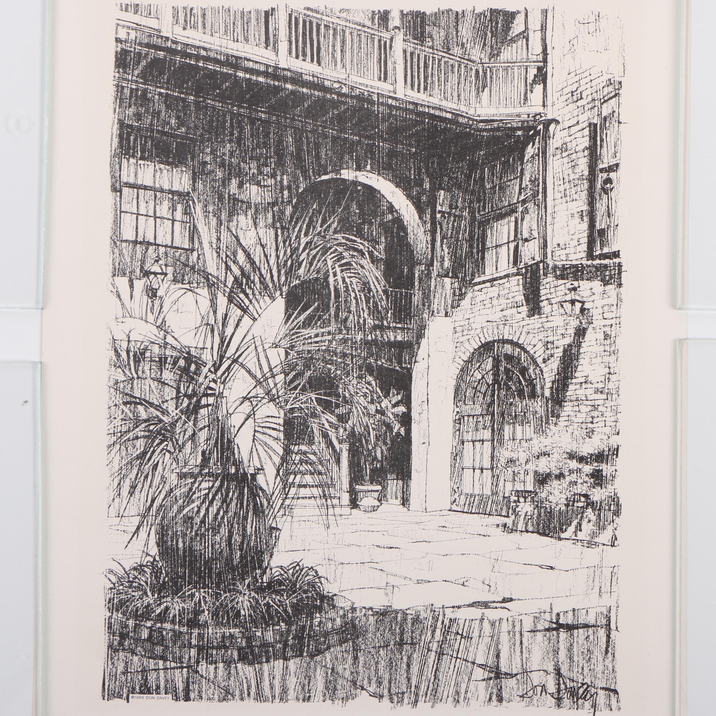 Lithographs on Paper Featuring "Chartres Cathedral"