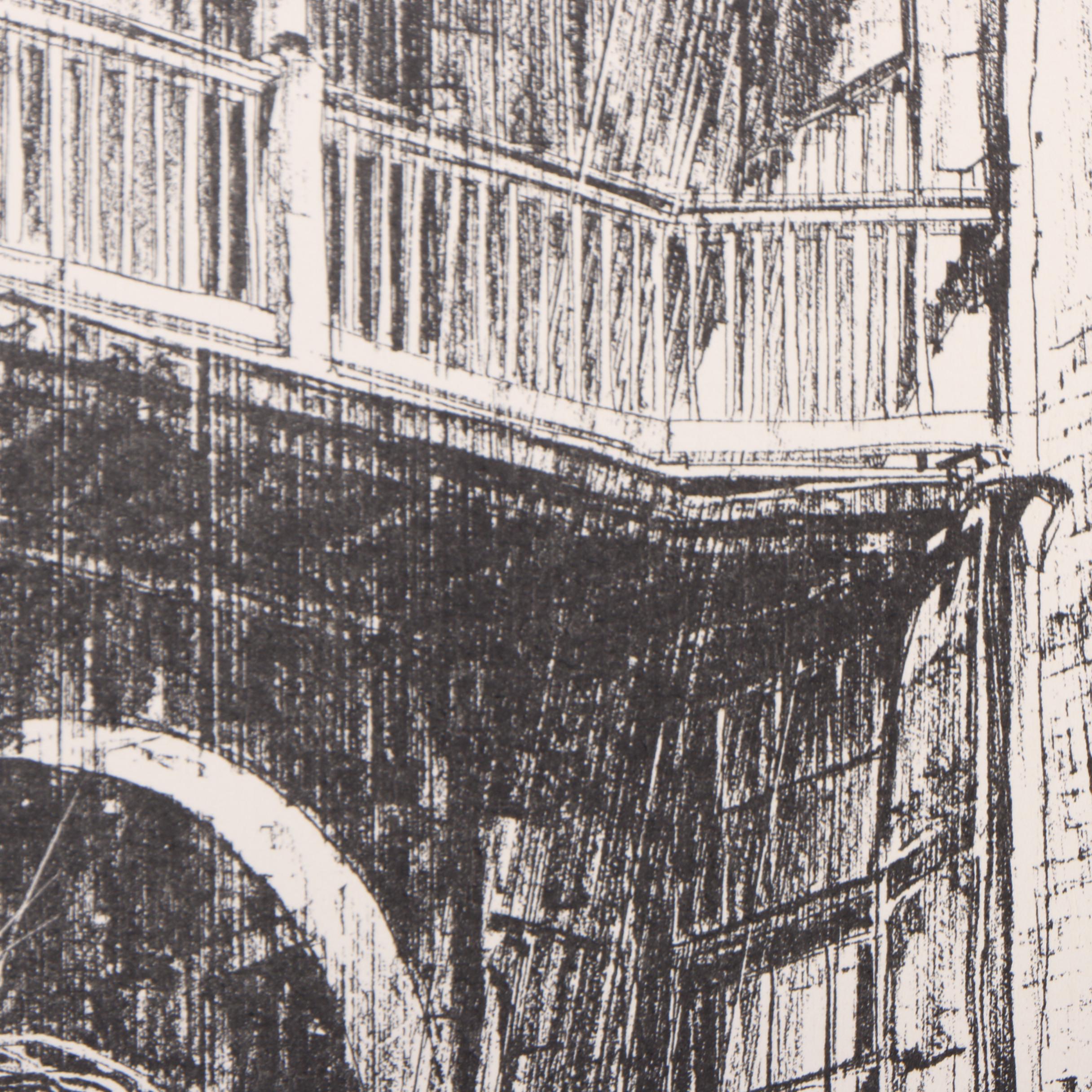 Lithographs on Paper Featuring "Chartres Cathedral"