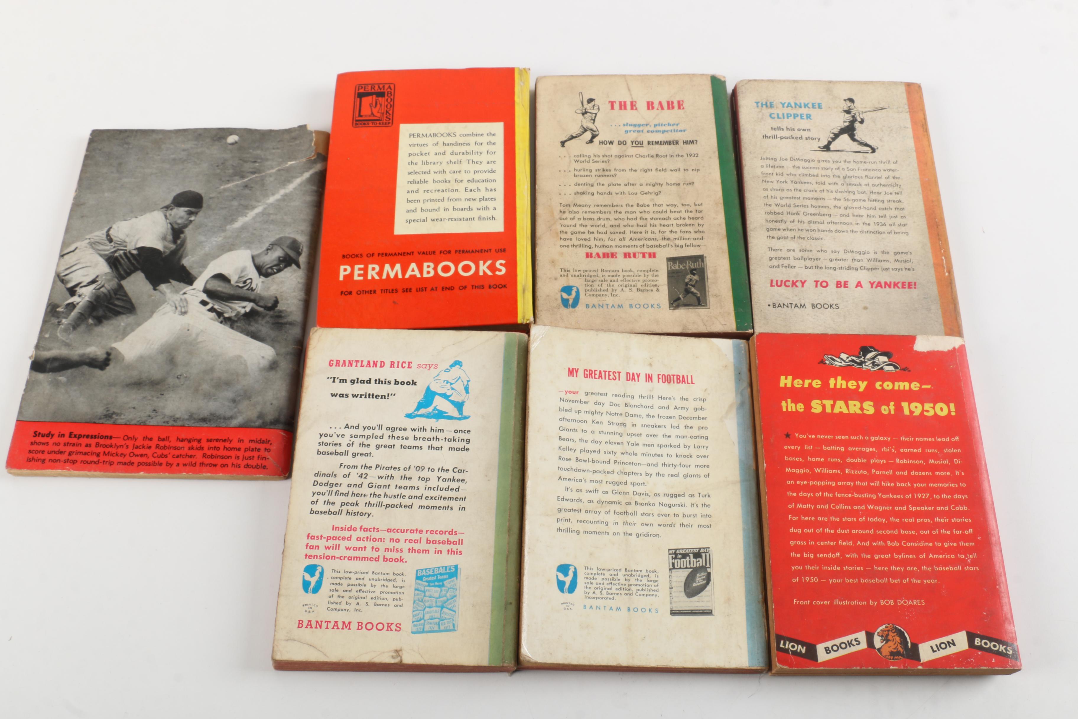 "Lucky to Be a Yankee" by Joe DiMaggio and Other Vintage Sports Paperbacks