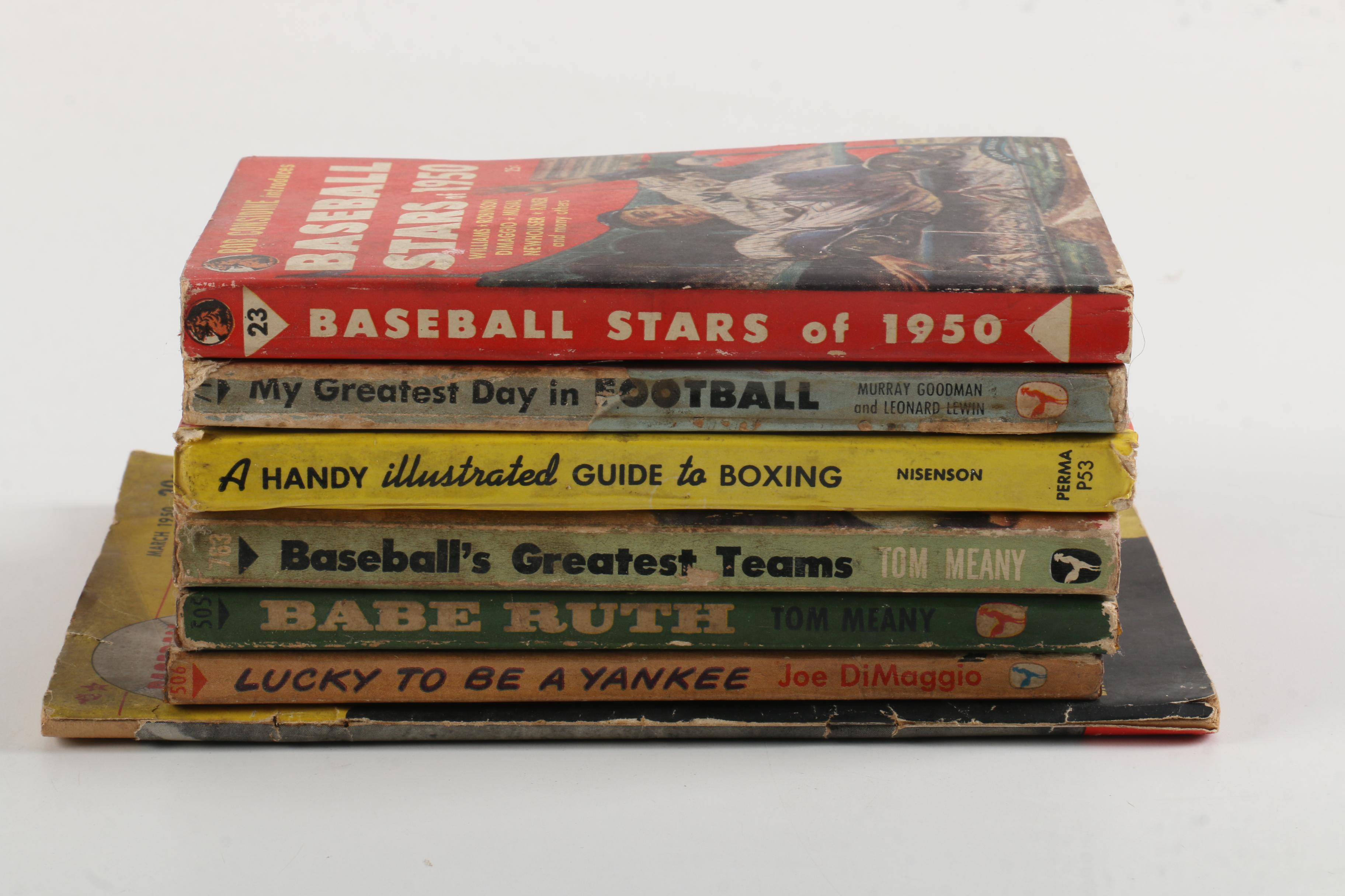 "Lucky to Be a Yankee" by Joe DiMaggio and Other Vintage Sports Paperbacks