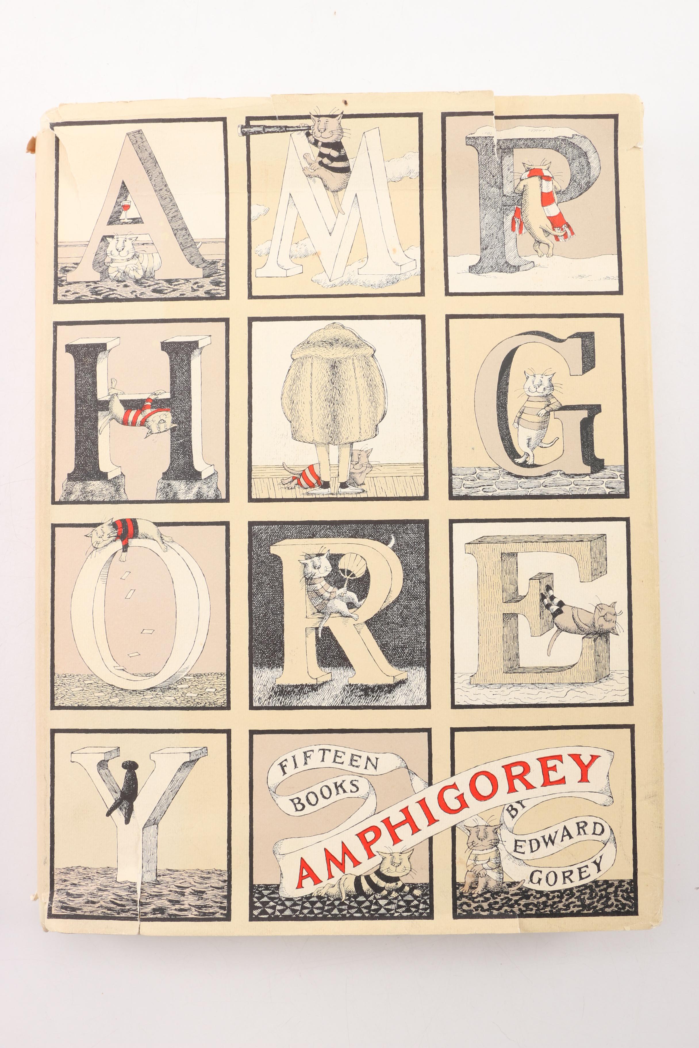 Vintage Children's Books Including "Amphigorey" by Edward Gorey