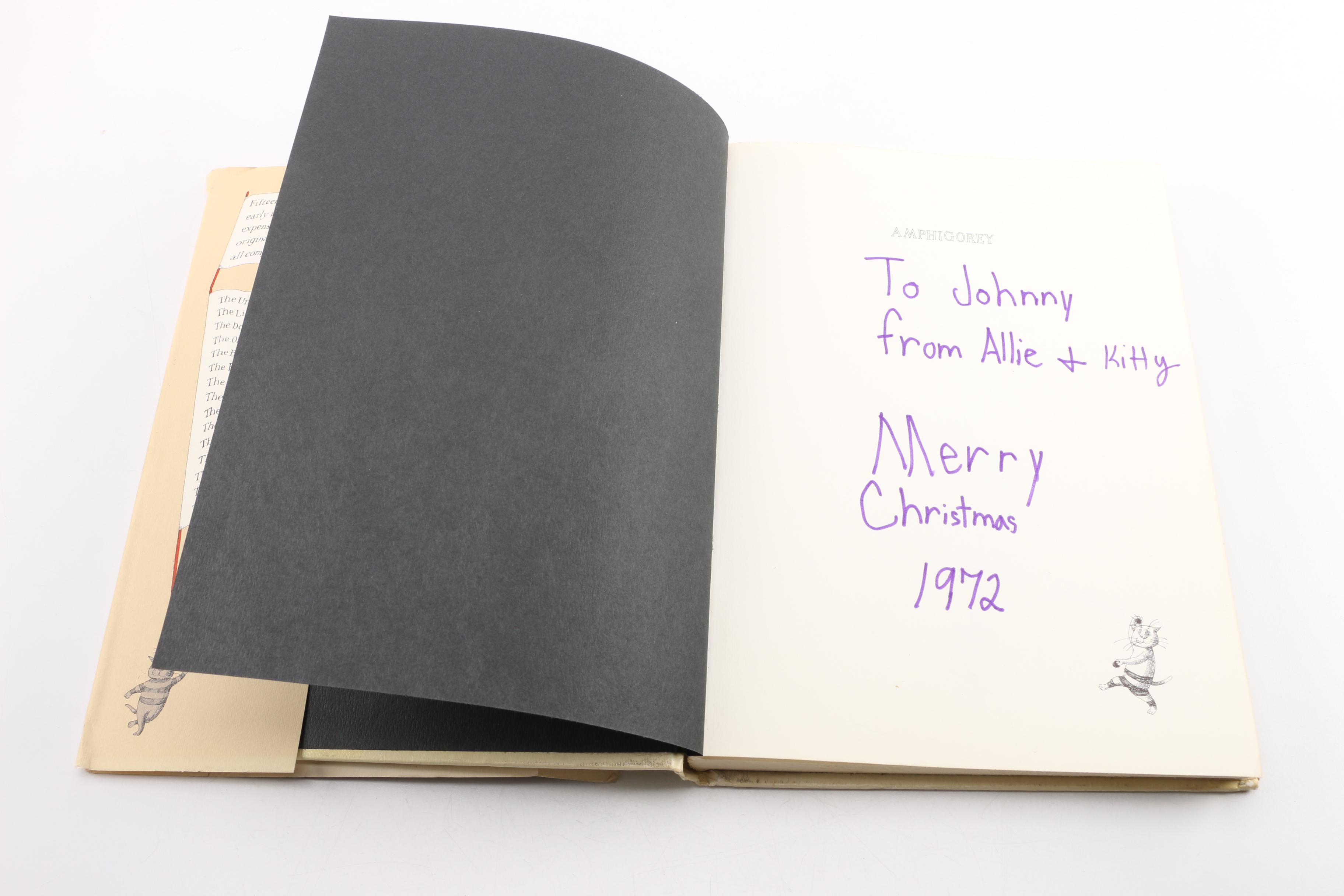 Vintage Children's Books Including "Amphigorey" by Edward Gorey