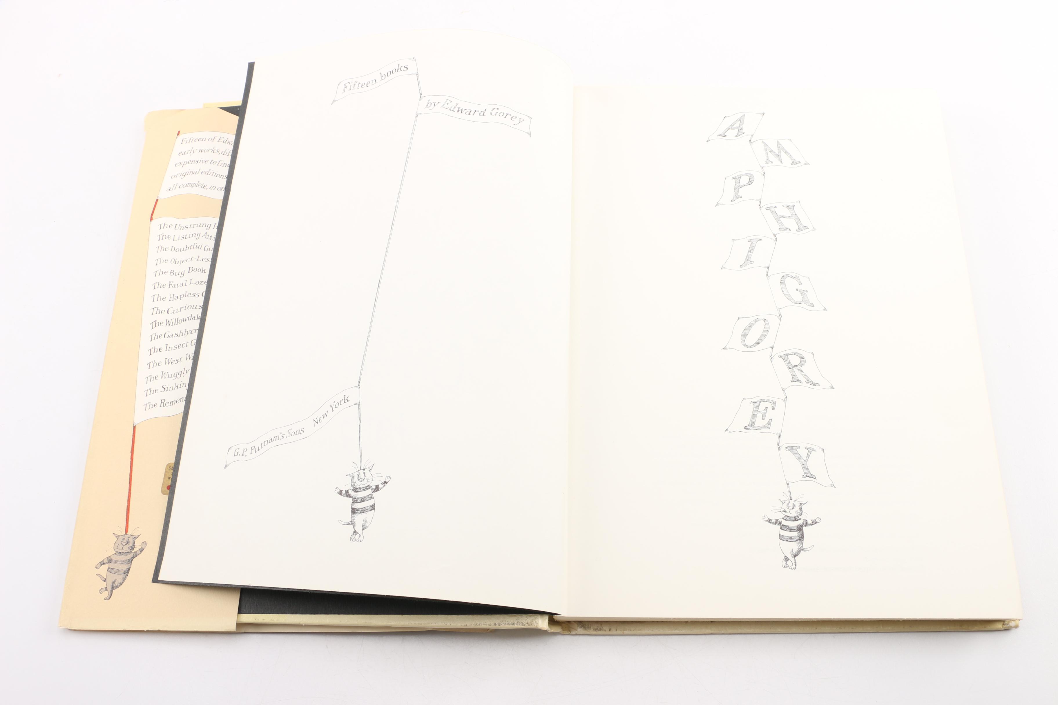 Vintage Children's Books Including "Amphigorey" by Edward Gorey