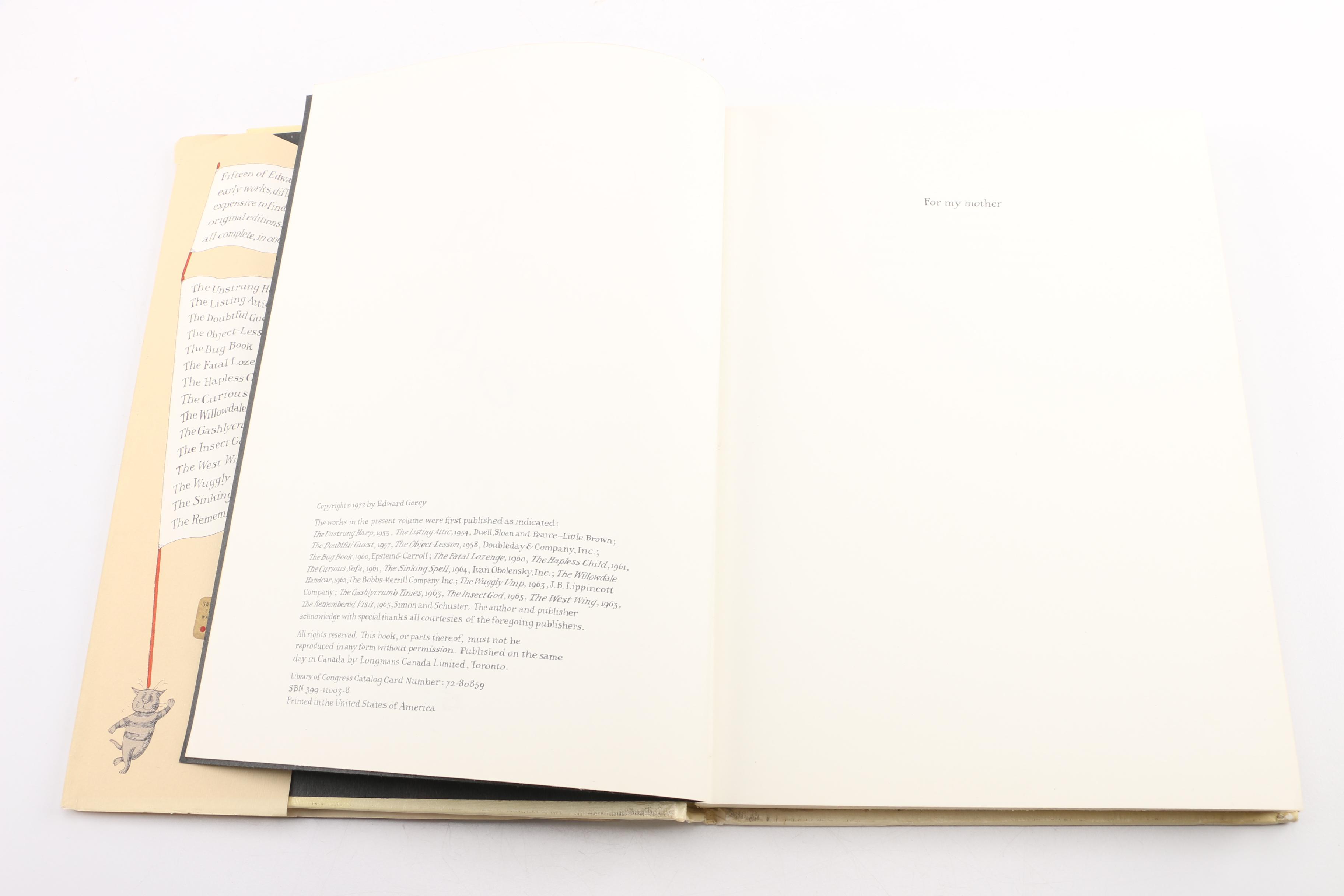 Vintage Children's Books Including "Amphigorey" by Edward Gorey