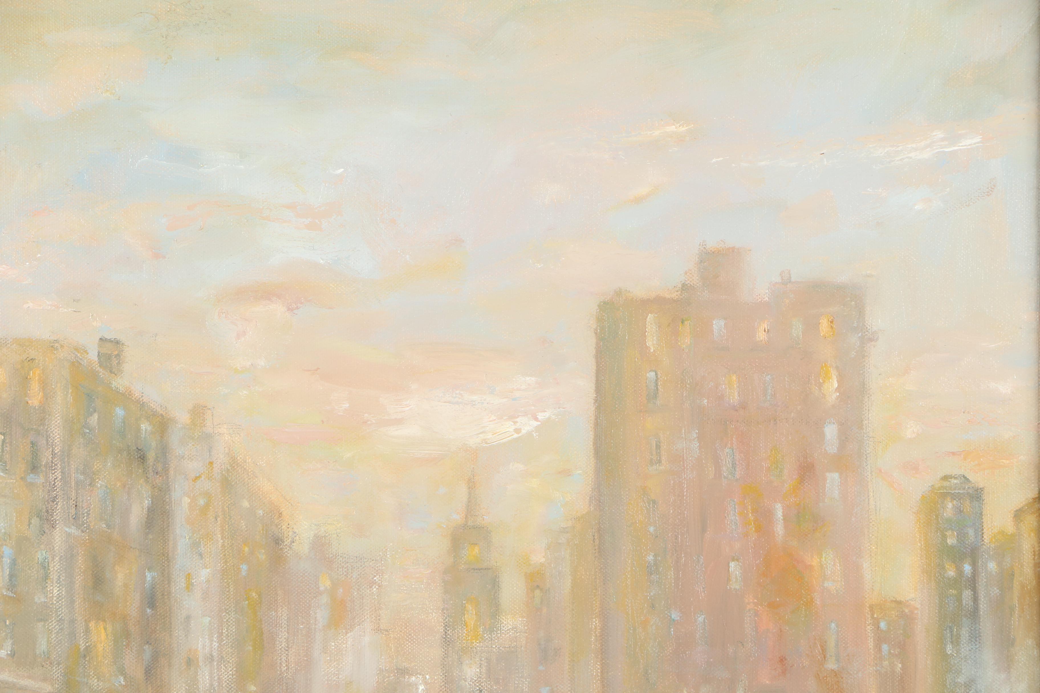 Joseph P. Grieco Oil Painting "Rooftops"