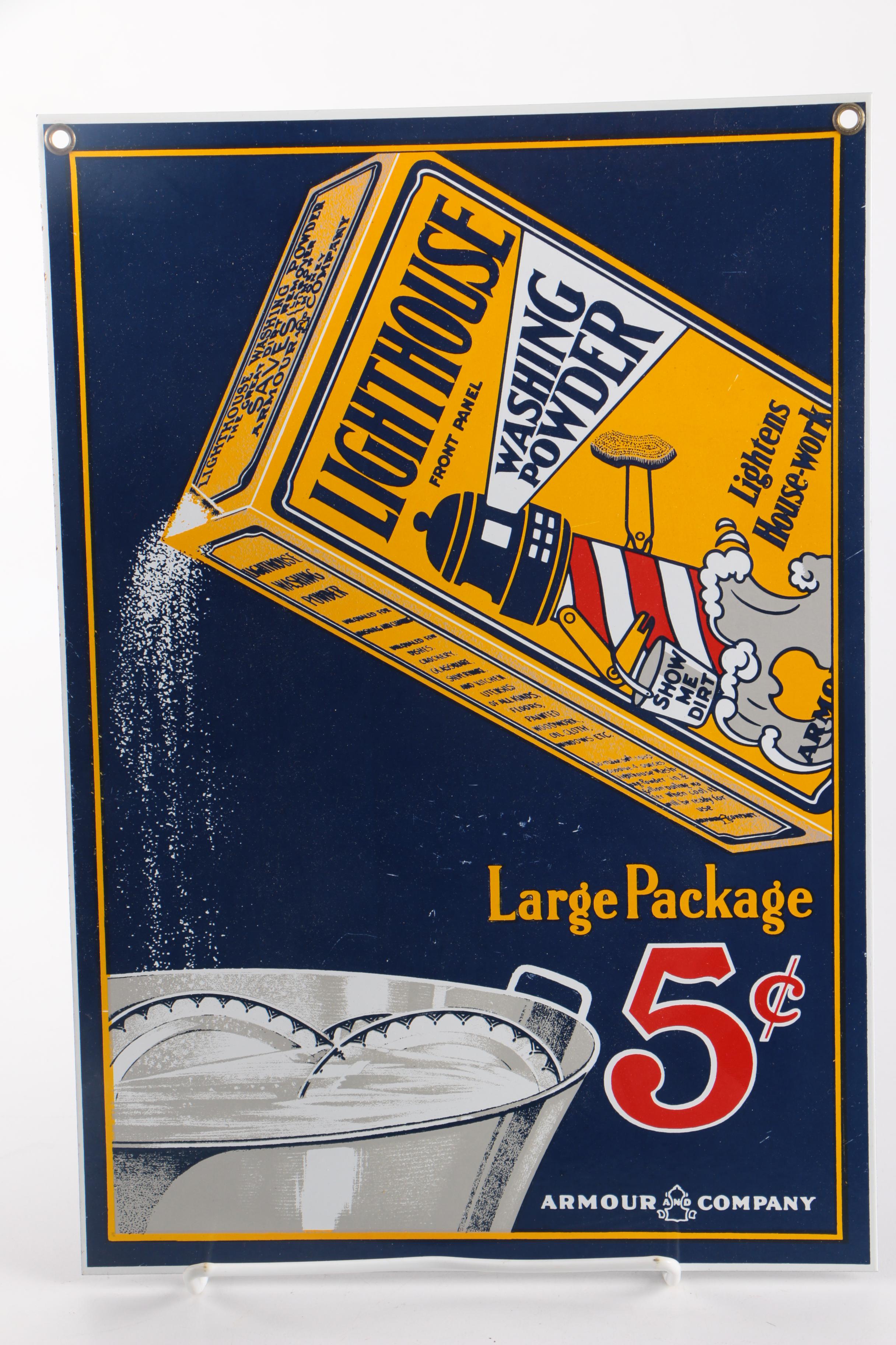 Ande Rooney's Porcelain Enameled Advertising Signs