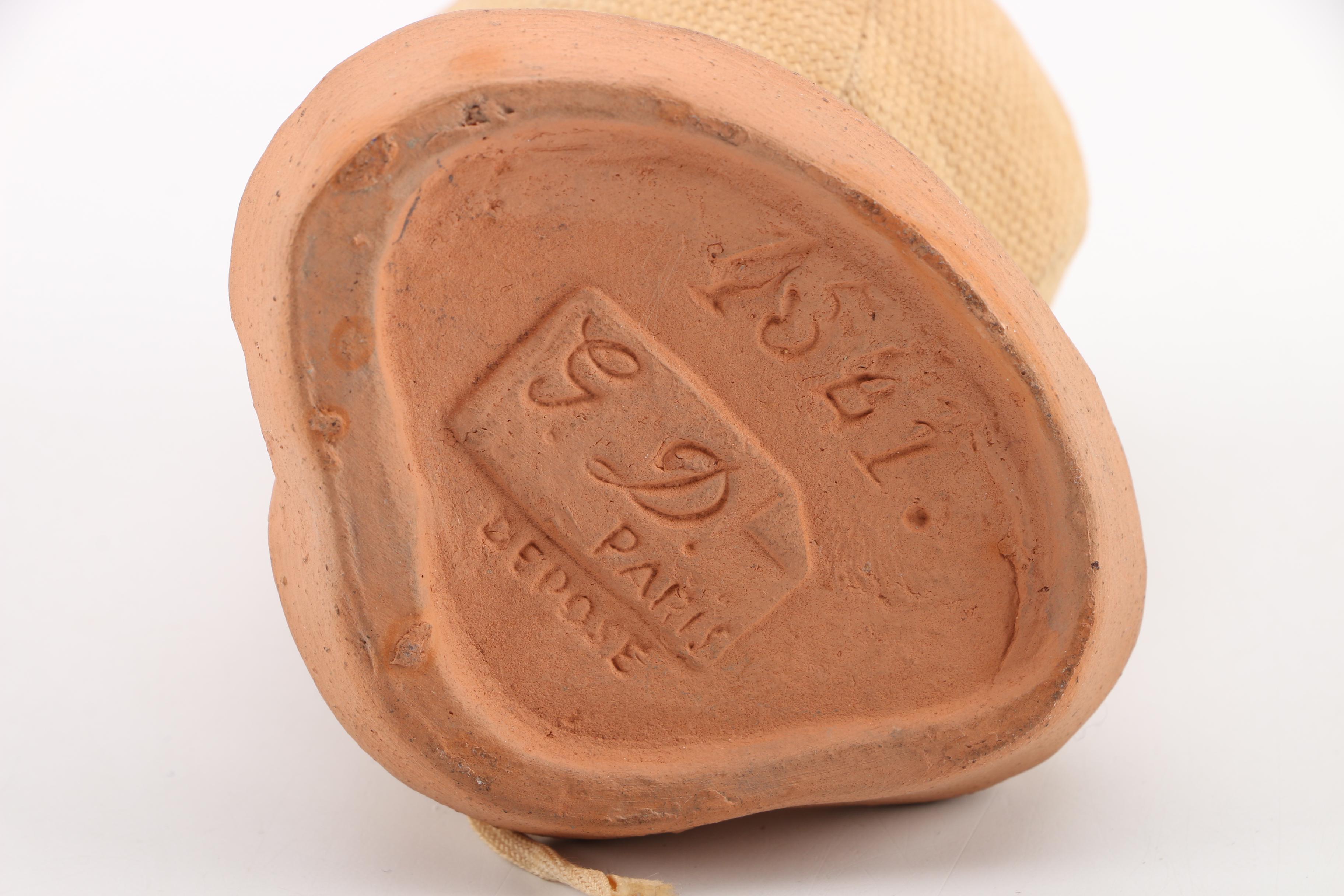 Antique GD Paris Depose Terracotta Laughing Baby Bust