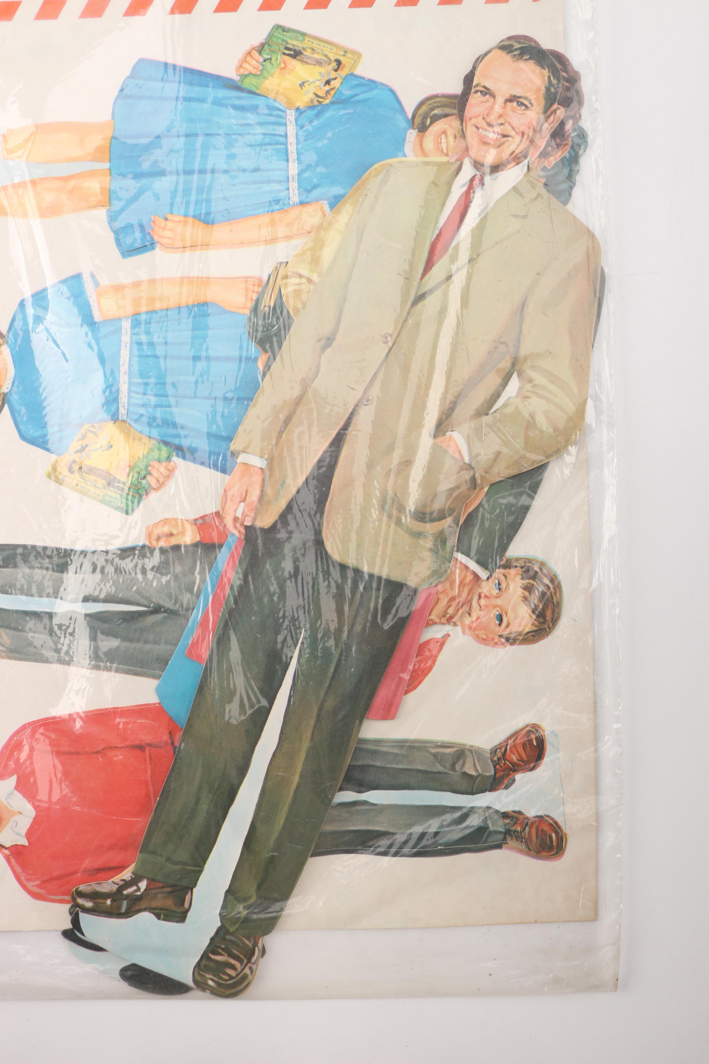 Vintage Dennison Classroom Bulletin Board Aids