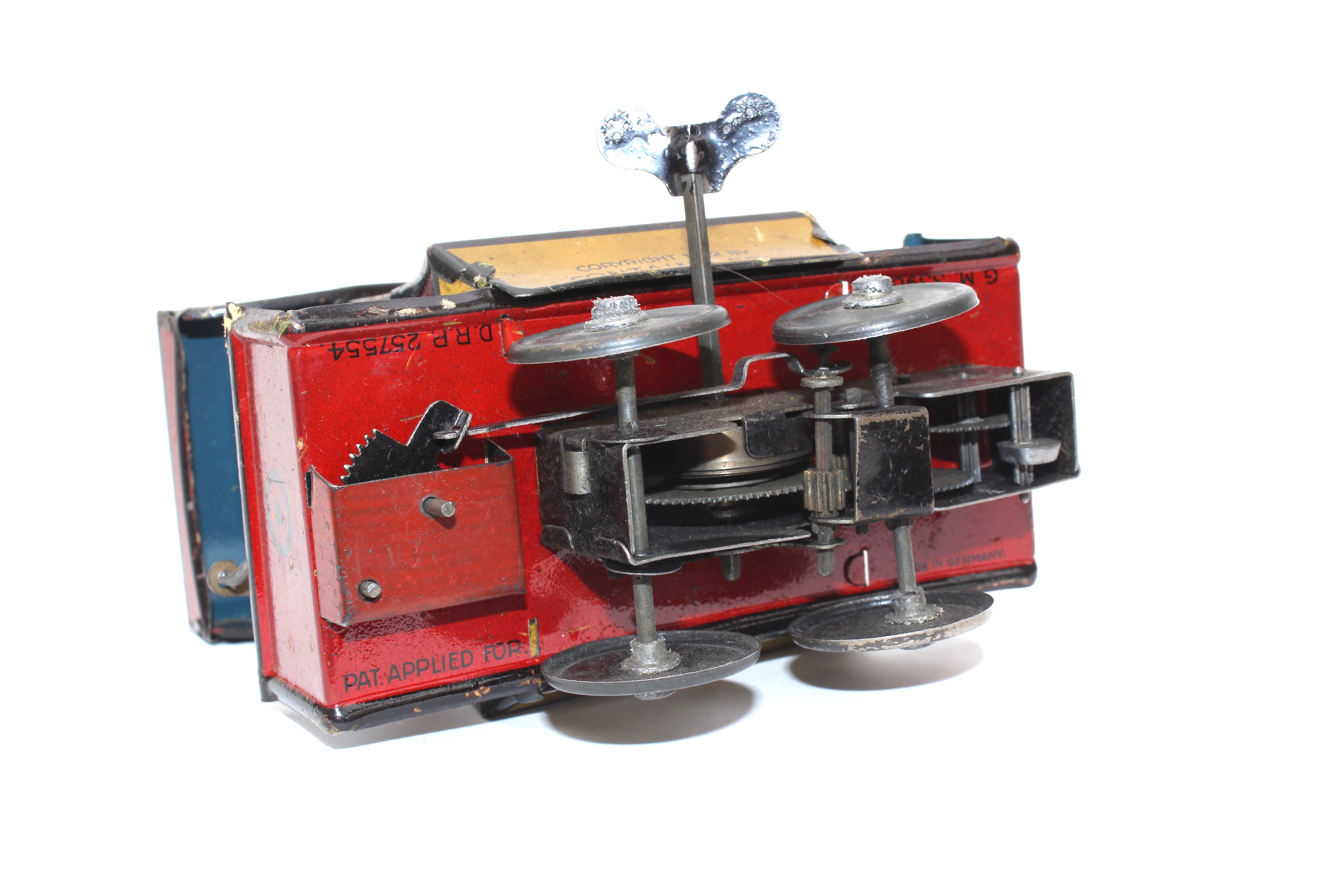 Vintage Fontaine Fox Toonerville Trolley Tin Toy