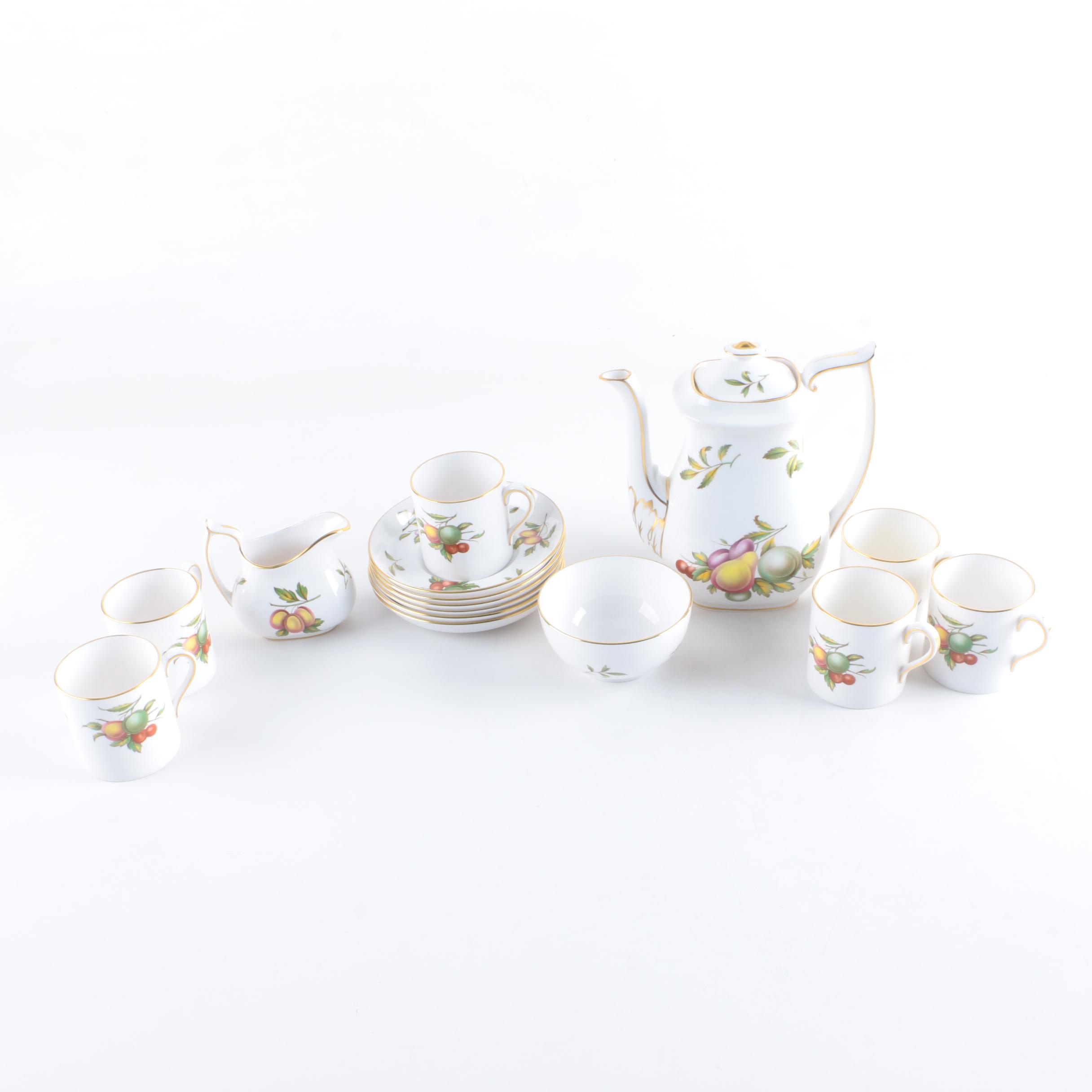 Spode "Blenheim" Reproduction Coffee Service