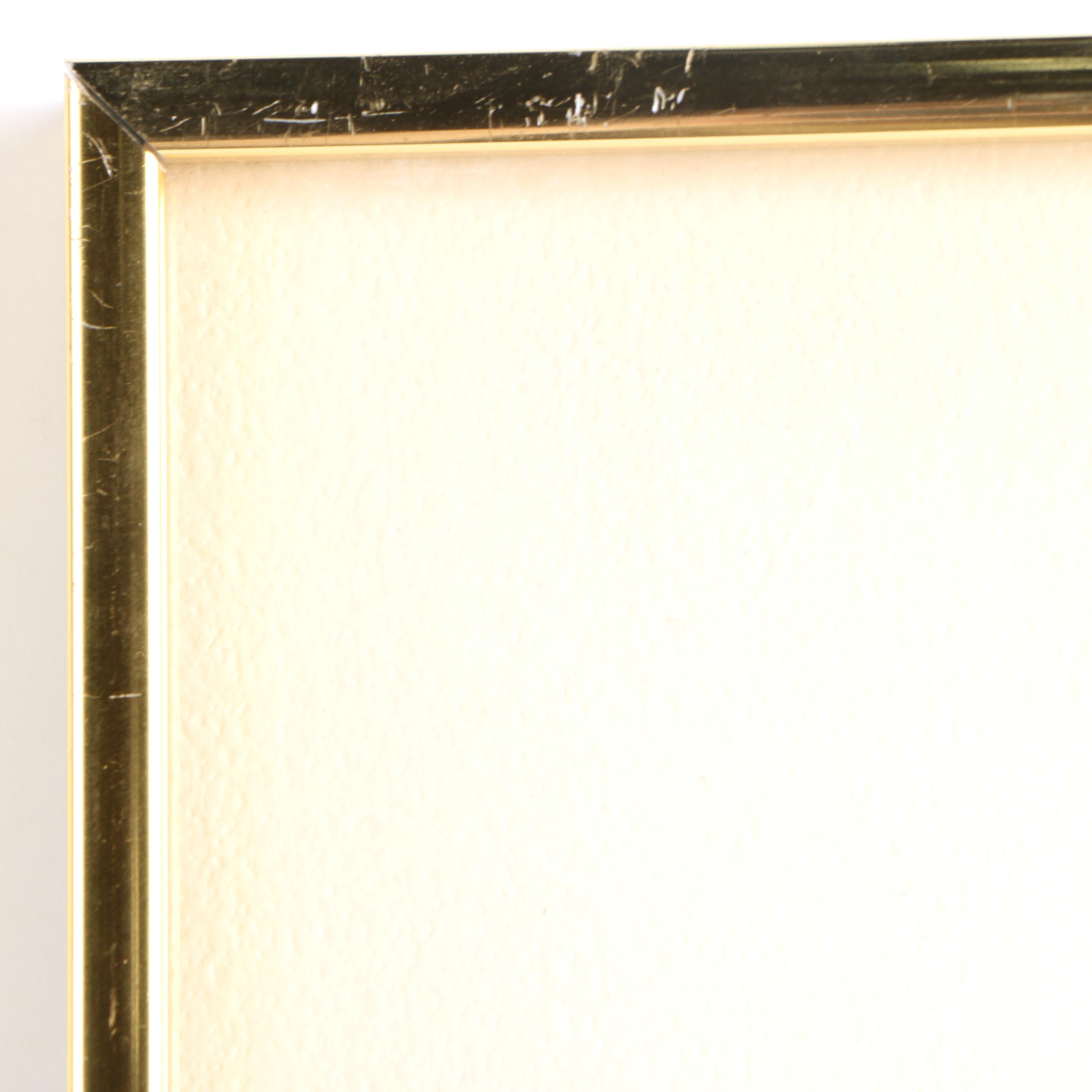 Johnny Lung Ink and Gouache Paintings "Butterfly" and "Red Winged Black Bird"