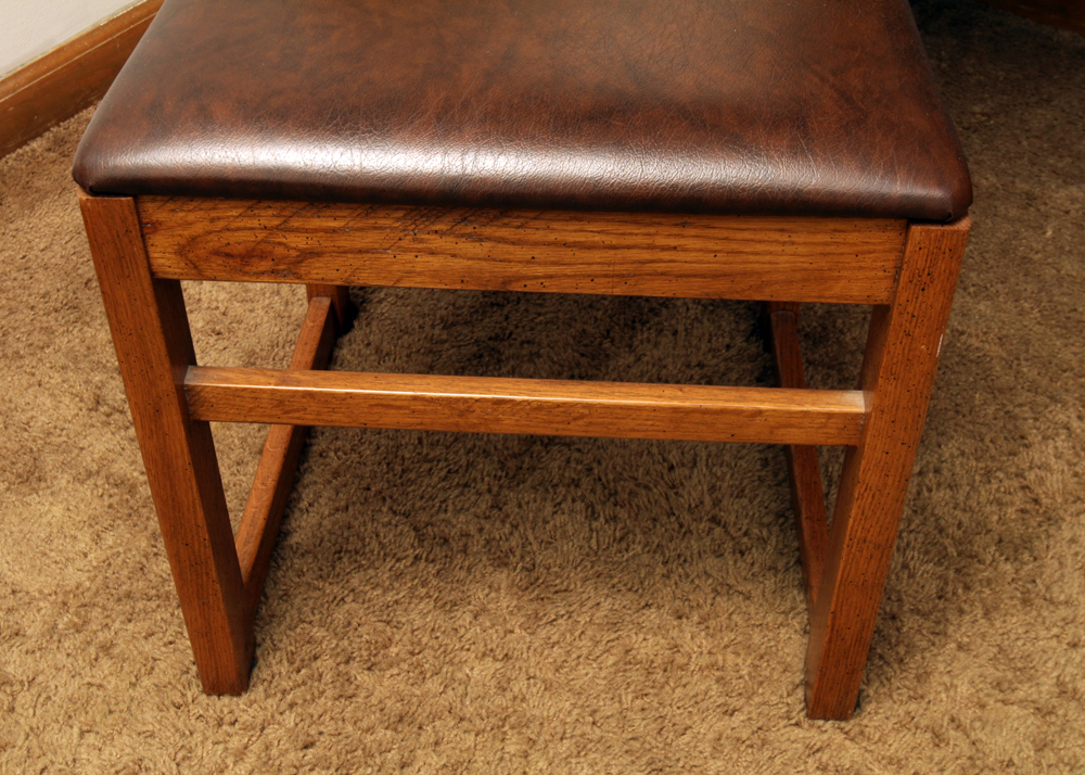 Circa 1980s "Windjammer" Oak Desk with Hutch and Chair by Young-Hinkle