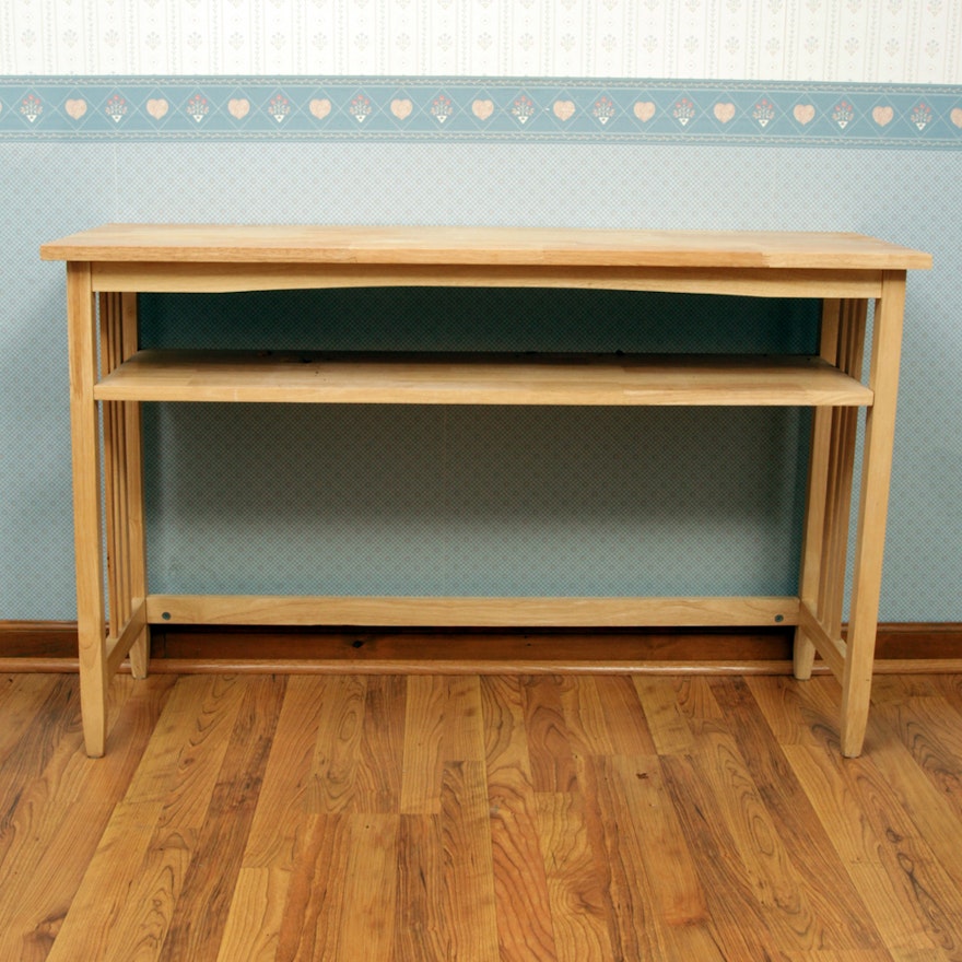 Mission Style Contemporary Console Table