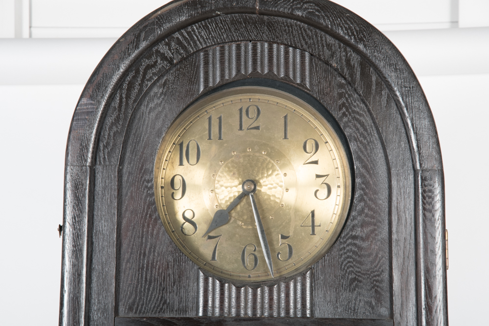 Antique German Round Top Kobold Grandfather Clock