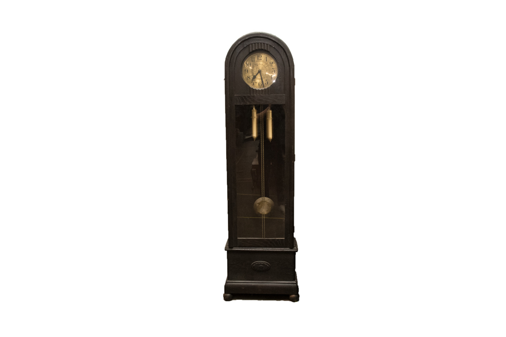 Antique German Round Top Kobold Grandfather Clock