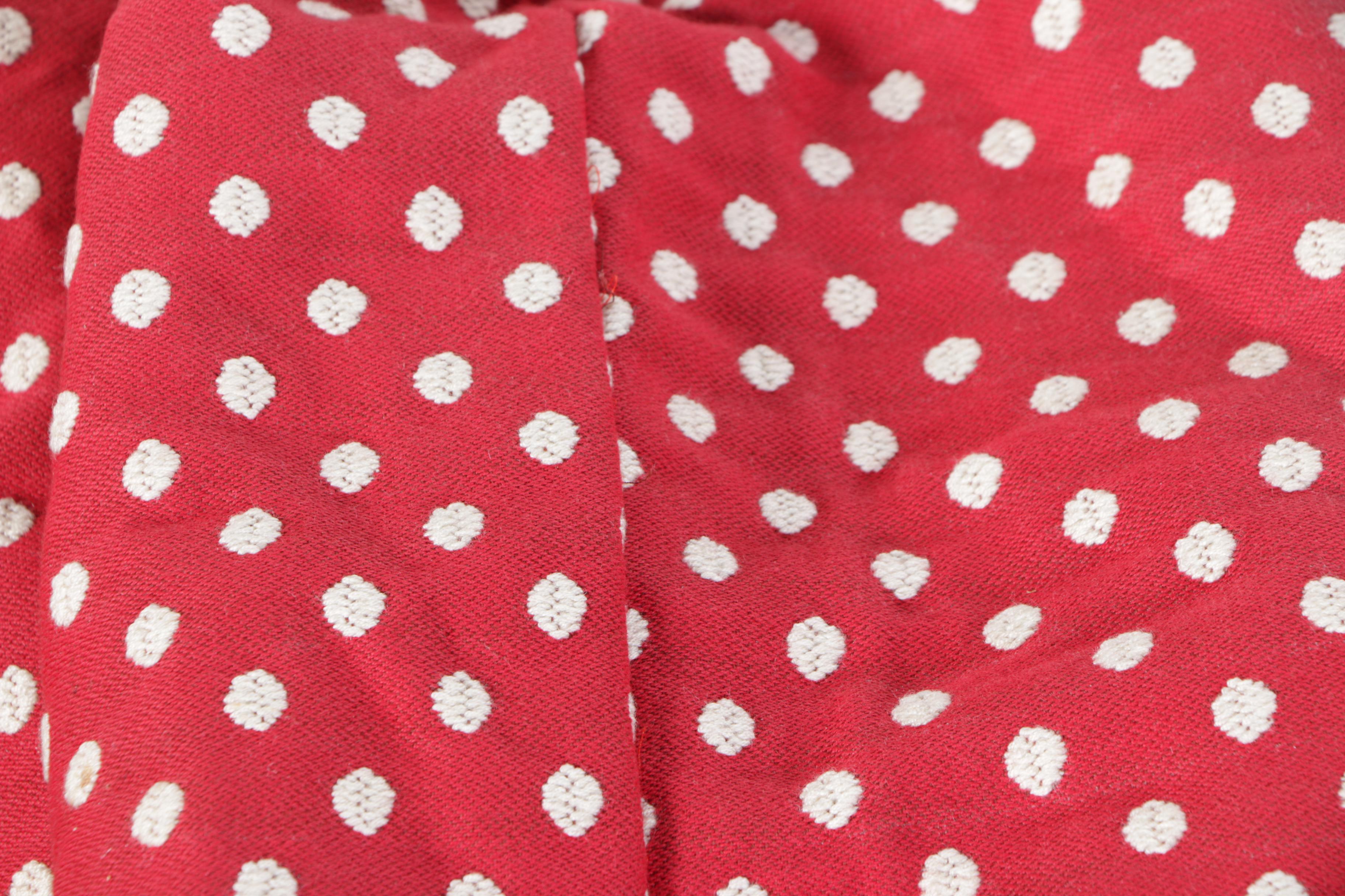 Red and White Curtains Panels and Valances