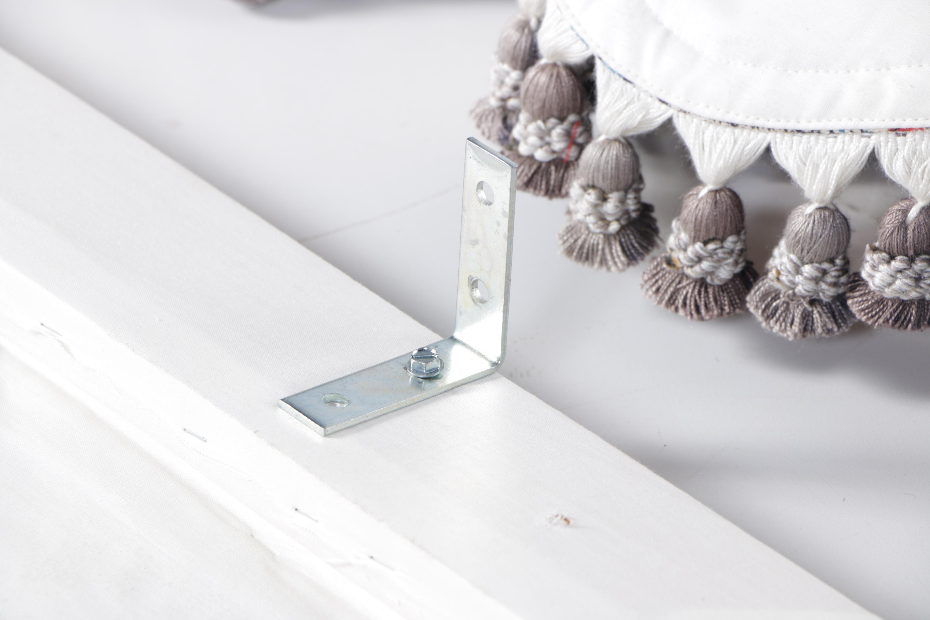 Red and White Curtains Panels and Valances