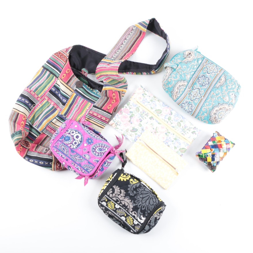 Cloth and Quilted Bags Including Kathmandu and Vera Bradley