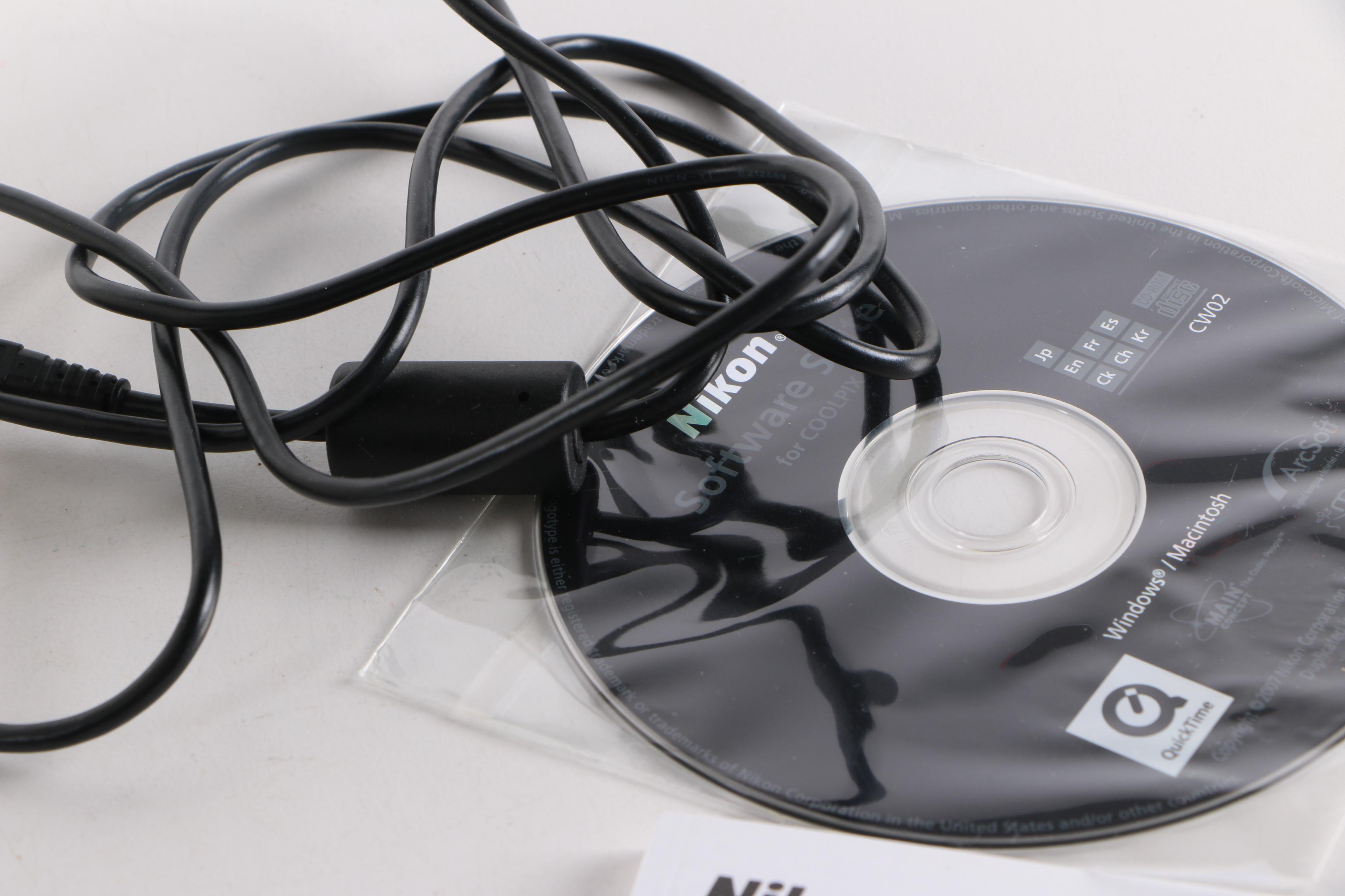 Nikon Coolpix S210 Camera with Accessories