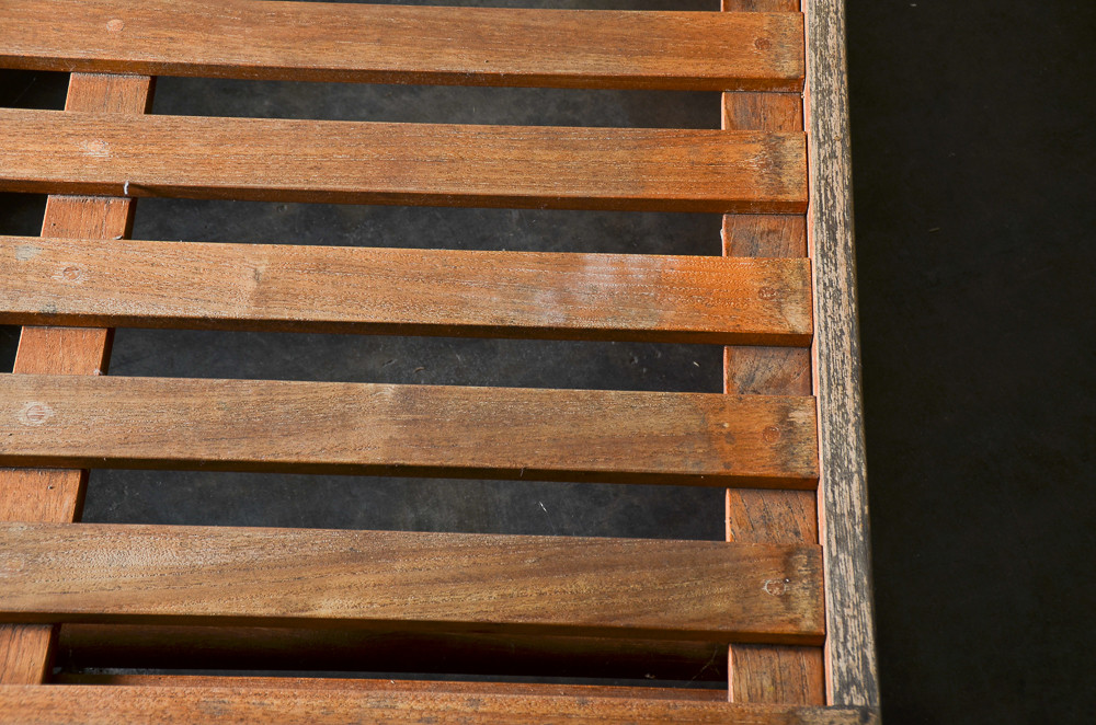 Sunbrella Contemporary Modern Wooden Lounge Chair