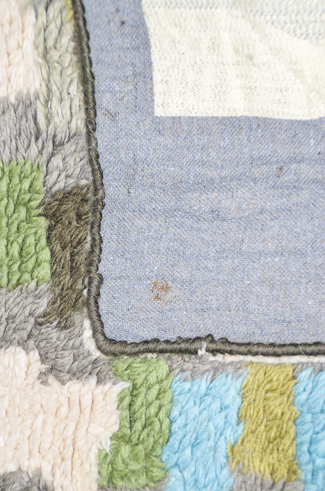 Hand-Tufted "Diamond" Indian Wool Shag Area Rug by West Elm