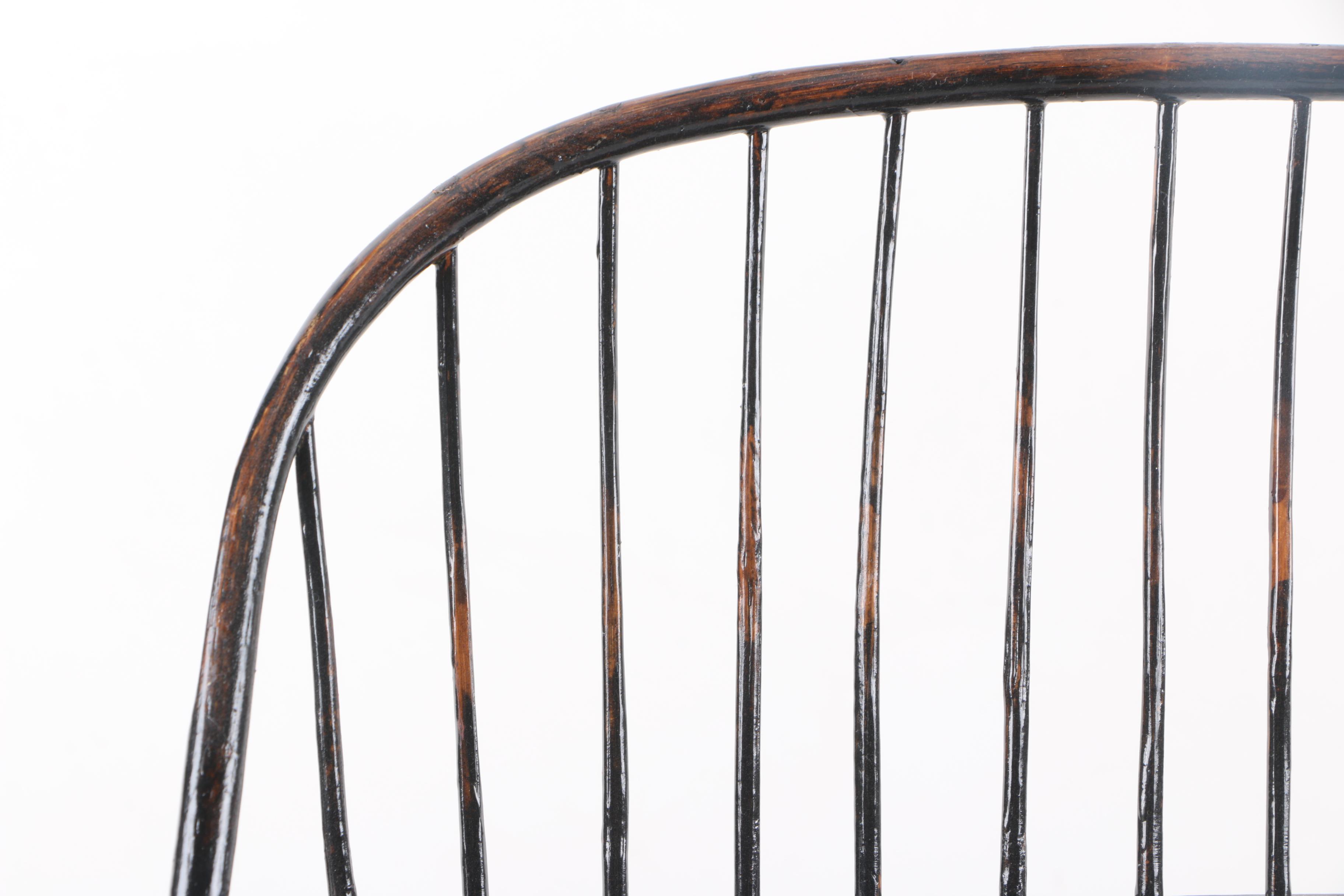 Windsor Chairs and Bench for 18 Inch Dolls