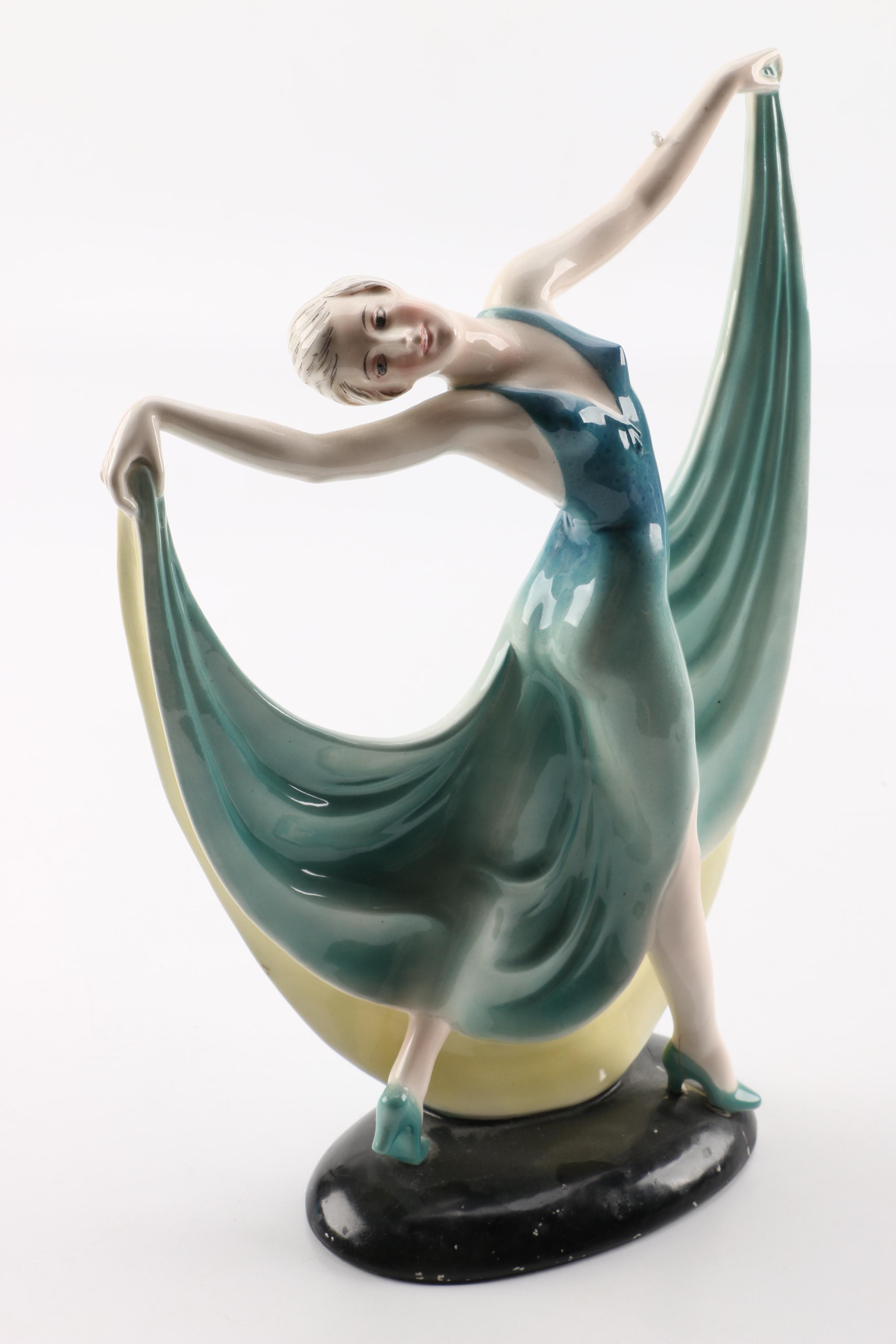 Hertwig & Co. Dancing Woman Figurine