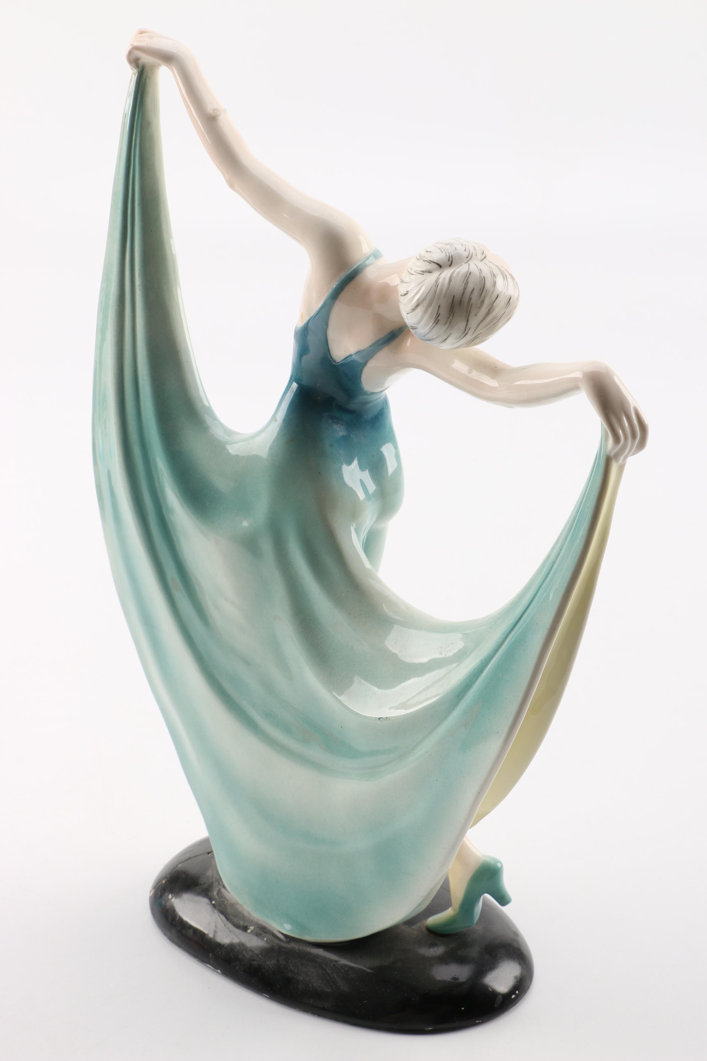 Hertwig & Co. Dancing Woman Figurine