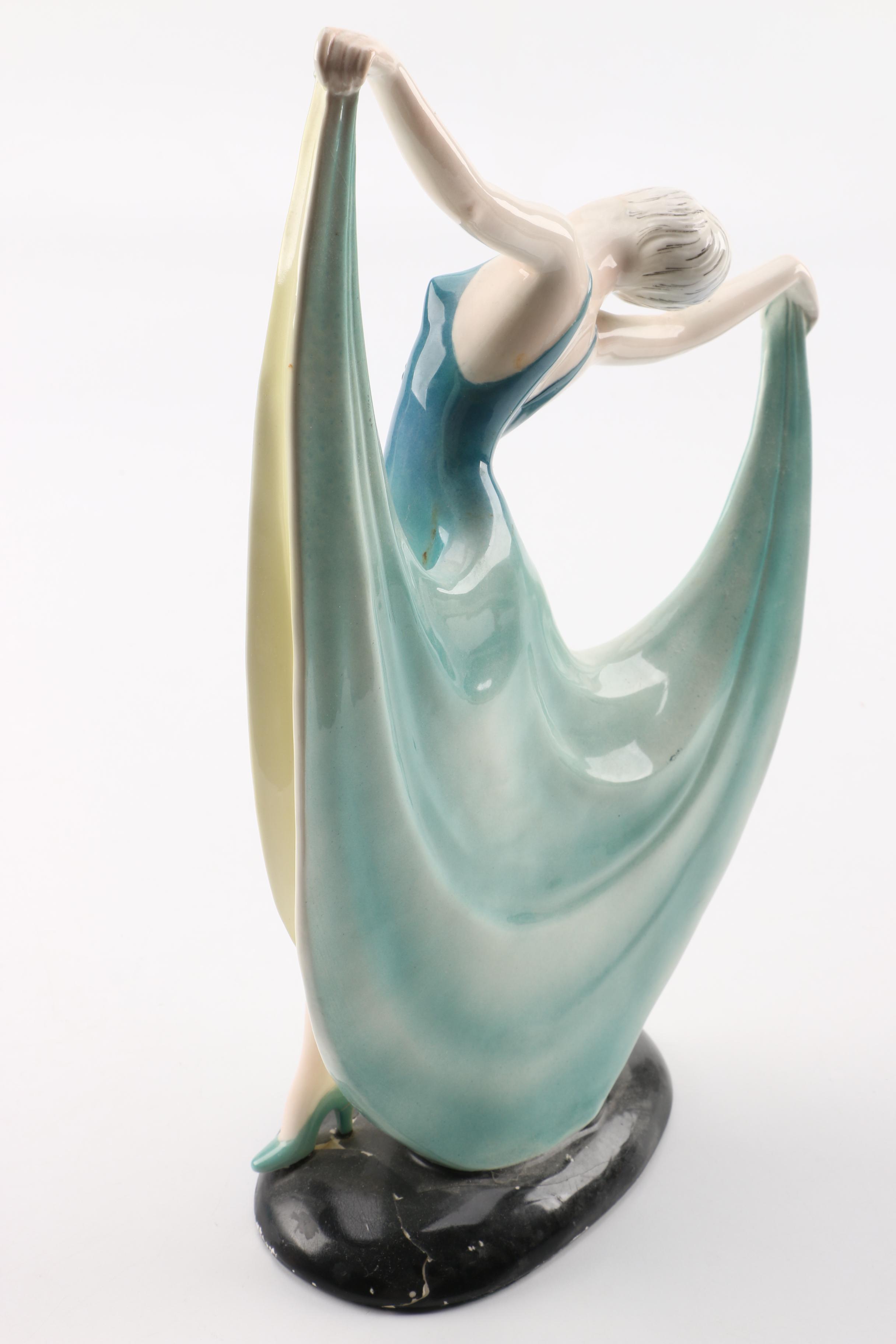 Hertwig & Co. Dancing Woman Figurine