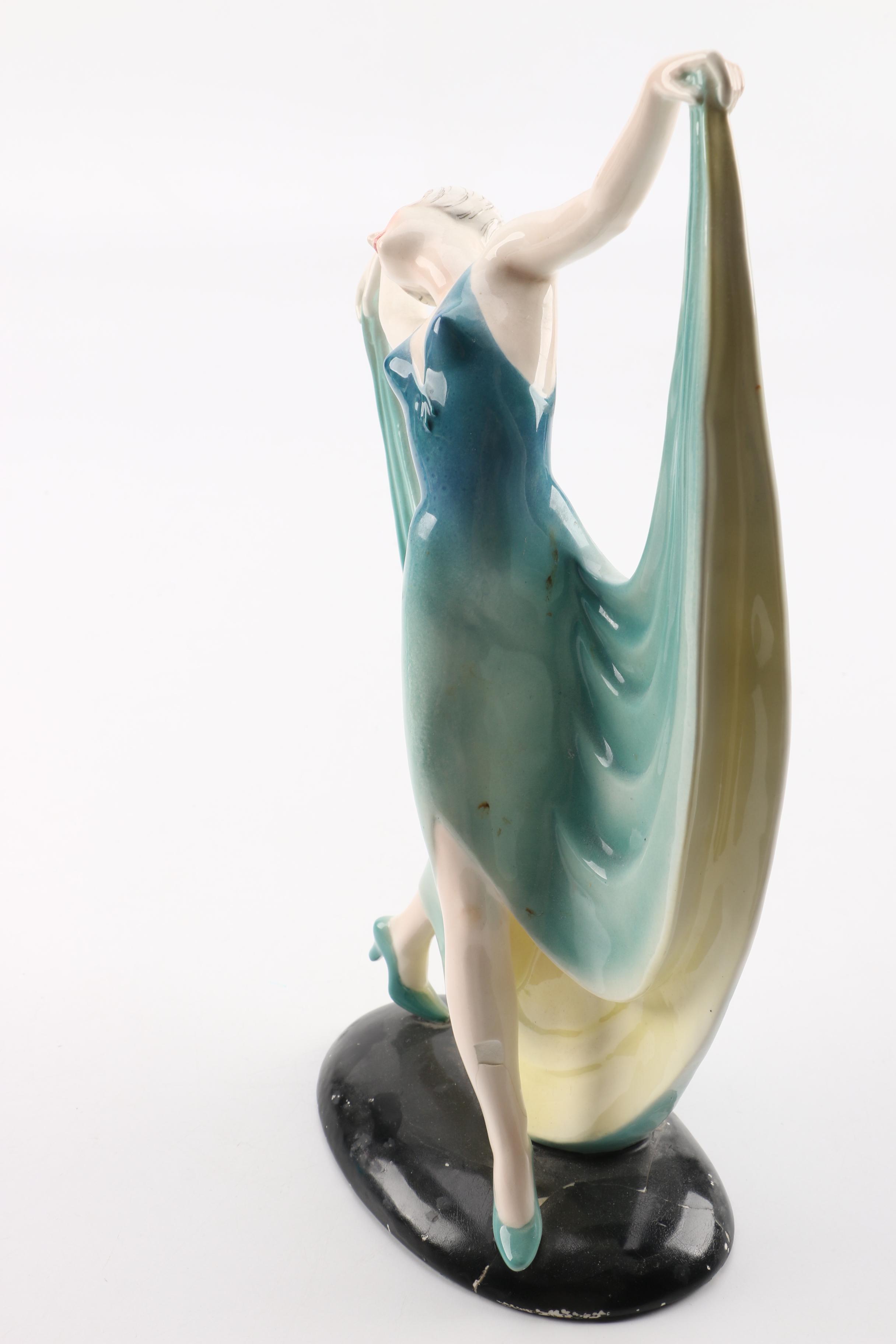 Hertwig & Co. Dancing Woman Figurine