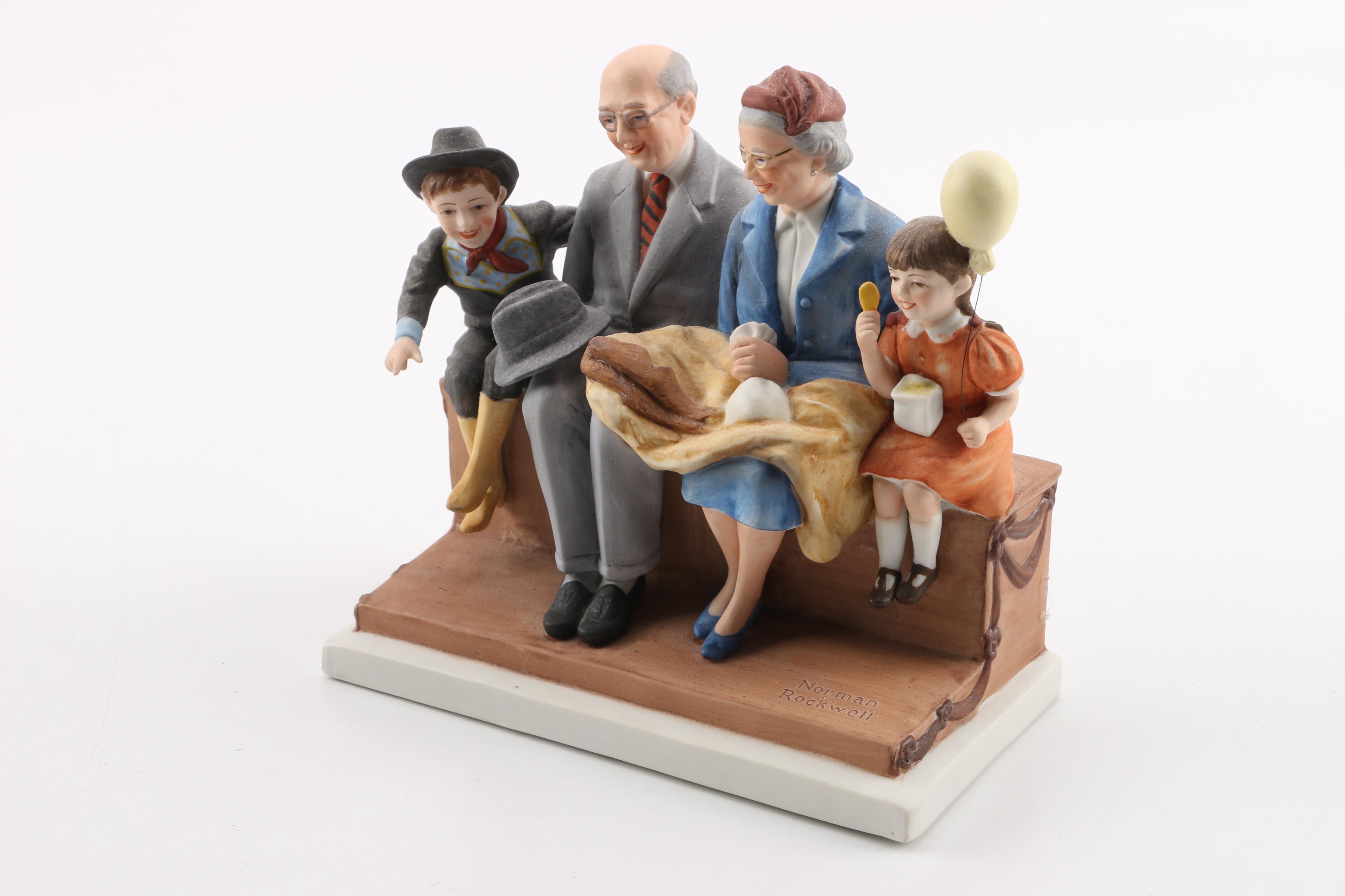 Norman Rockwell Limited Edition "At The Circus" Figurine