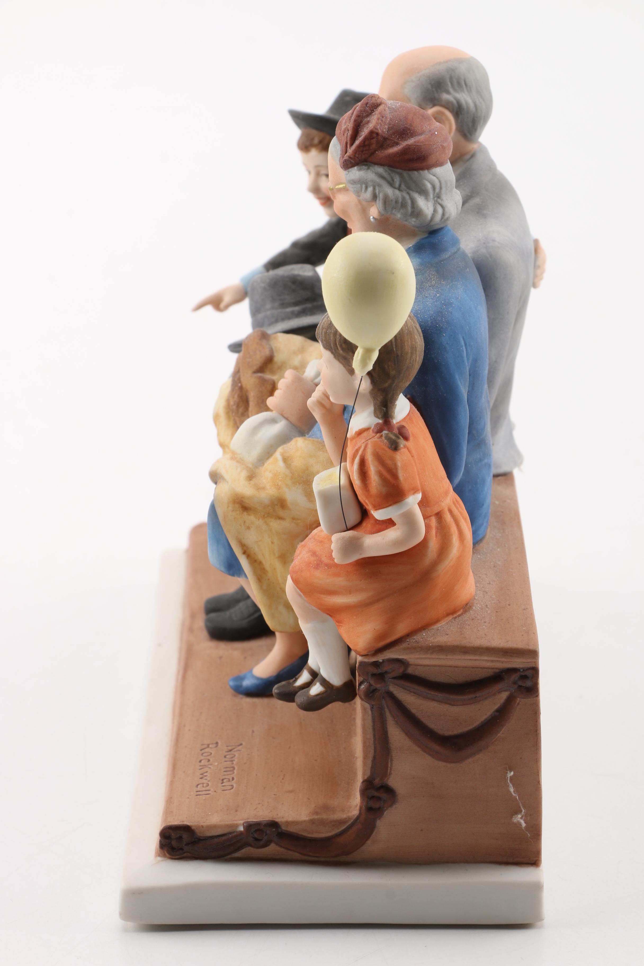 Norman Rockwell Limited Edition "At The Circus" Figurine